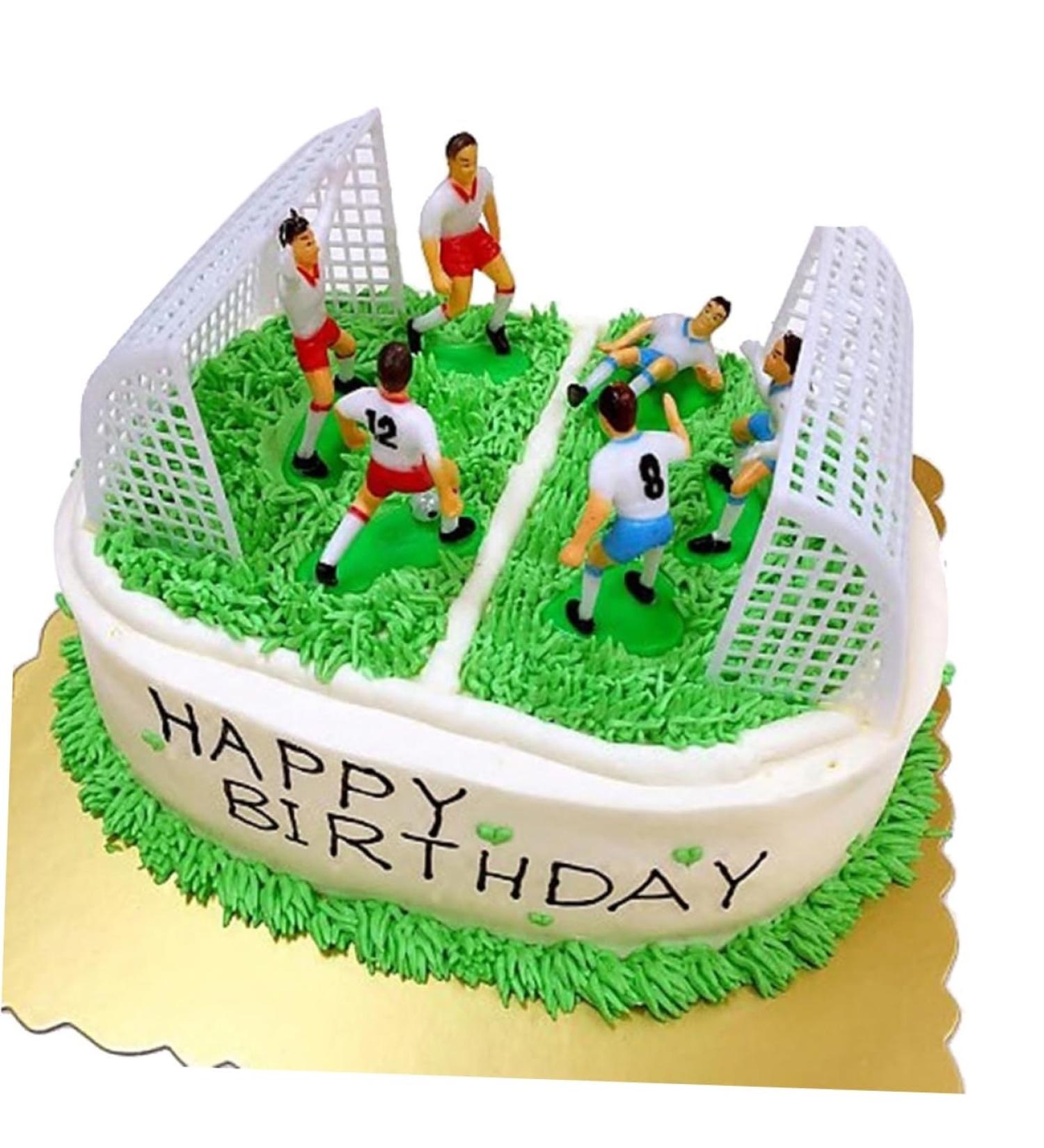 Ciieeo 8pcs Football Cake Decor Cake Decorating Kit Soccer Cake Soccer Player Cake Decor Appetizer Picks Soccer Cupcake Topper Cake Decoration Dessert Toppers Soft Paper Cup - Buy Online on GoSupps.com