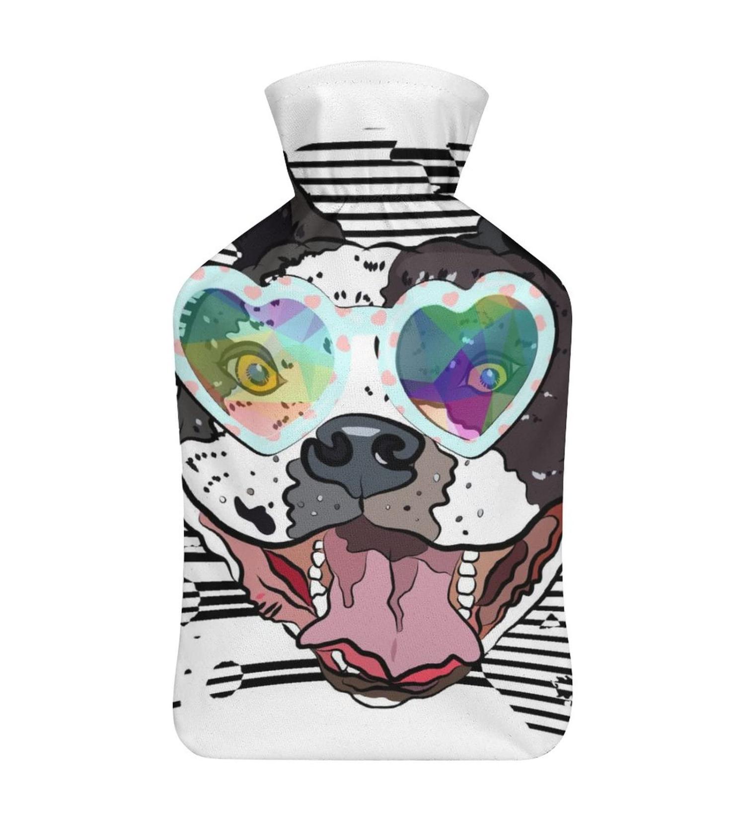Buy Bulldog Hot Water Bottle with Plush Cover | Hand Warmer for Adults & Kids | 26.5x15.3cm | Fast International Shipping - Buy Online on GoSupps.com