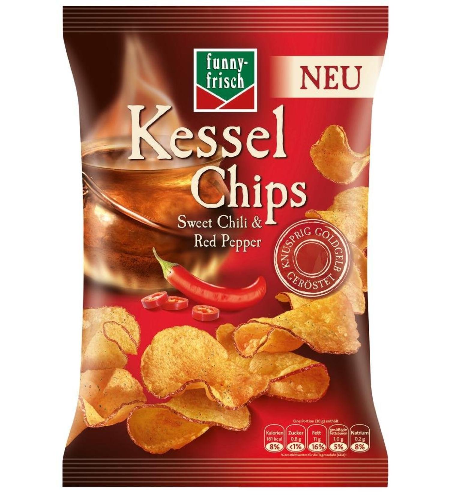 Funny-Frisch Funny-frisch - Kessel Chips Sweet Chili & Red Pepper (Kessel Chips Sweet Chili & Red Pepper) | Total Weight 120g