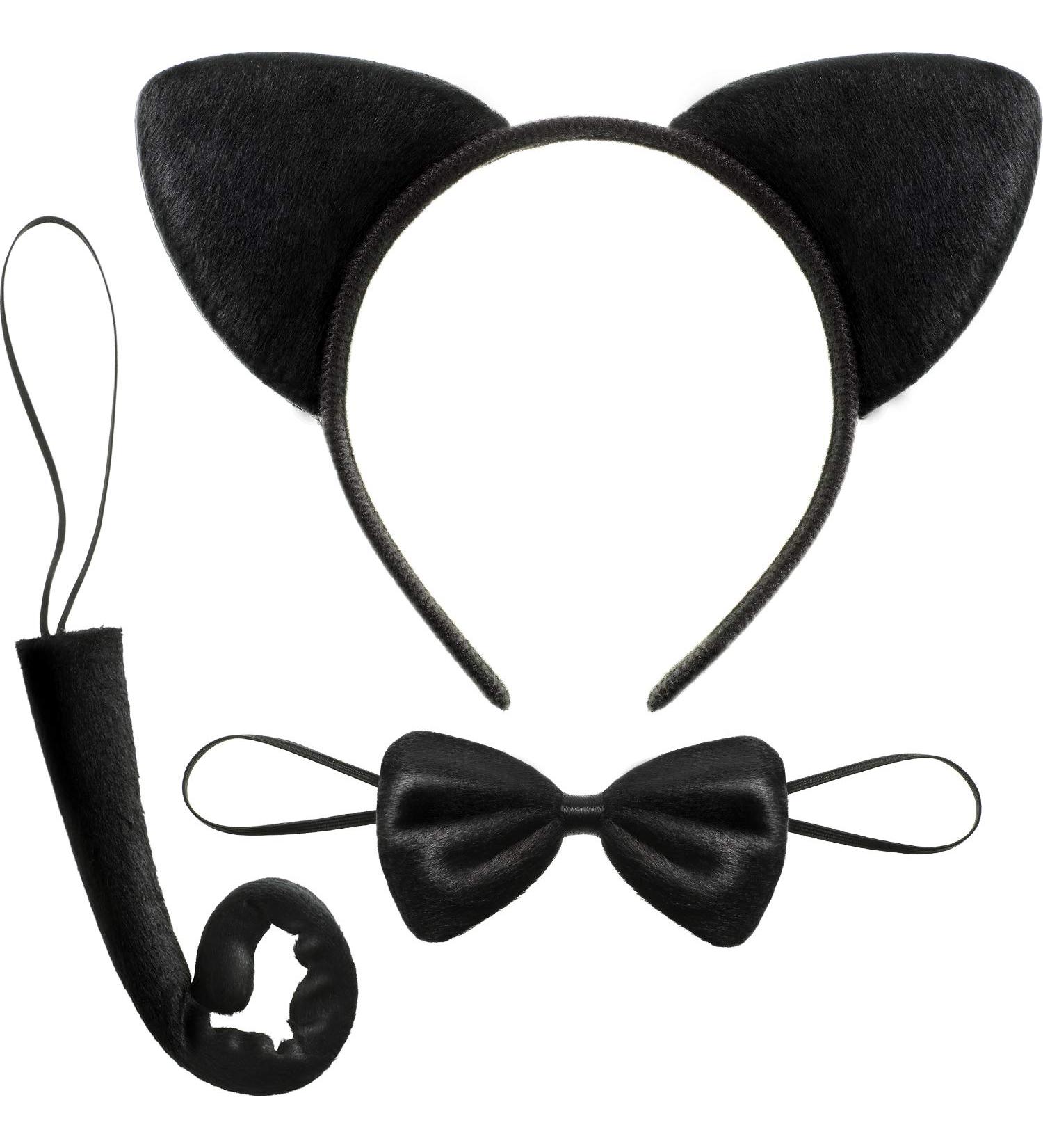 WILLBOND 3-Piece Cat Ears Headband Set for Kids | Animal Costume Accessories for Carnival Parties - Buy Online on GoSupps.com