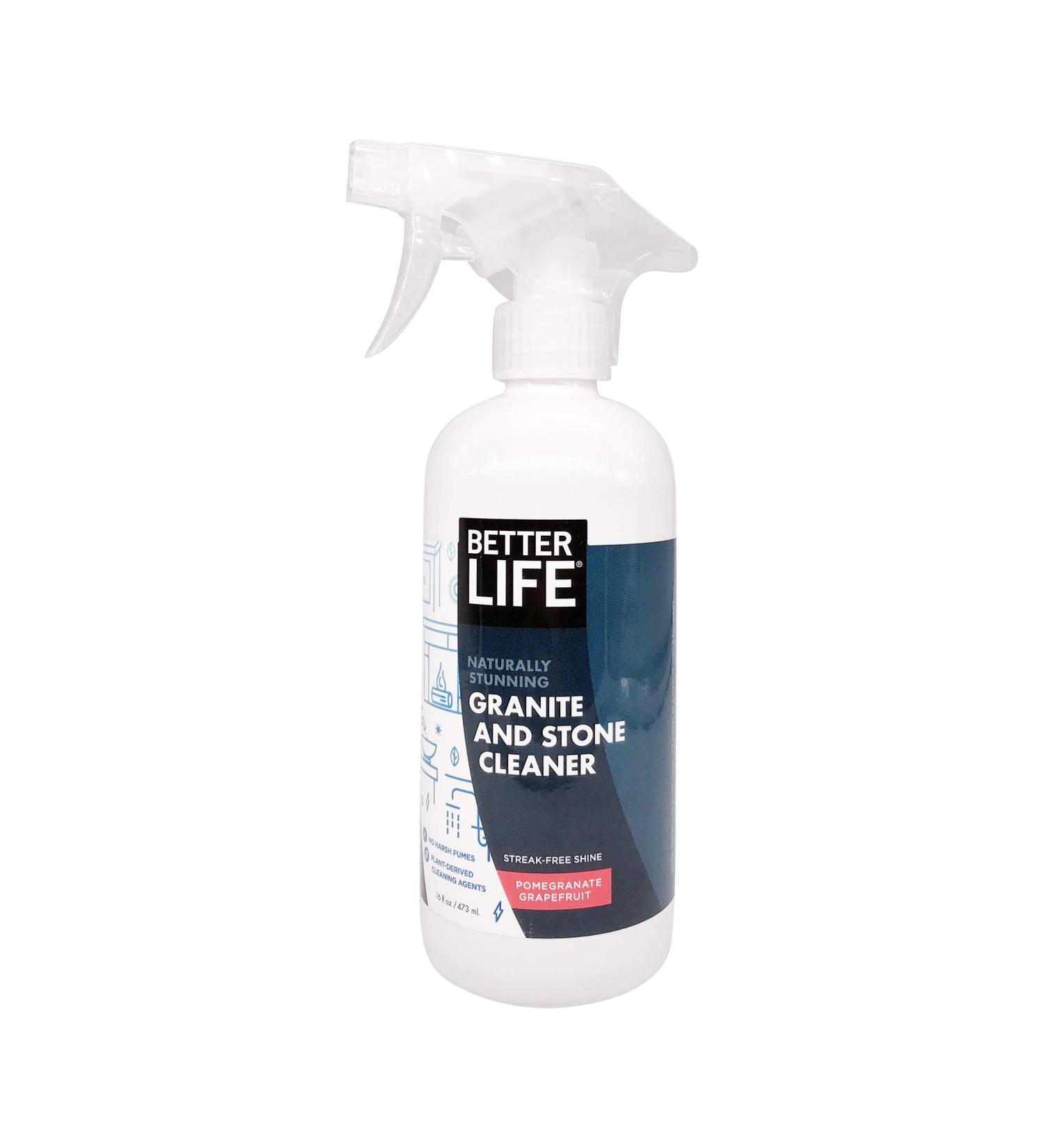 Better Life Granite Stone Countertop Cleaner - Pomegranate & Grapefruit - 16 oz - Buy Online on GoSupps.com