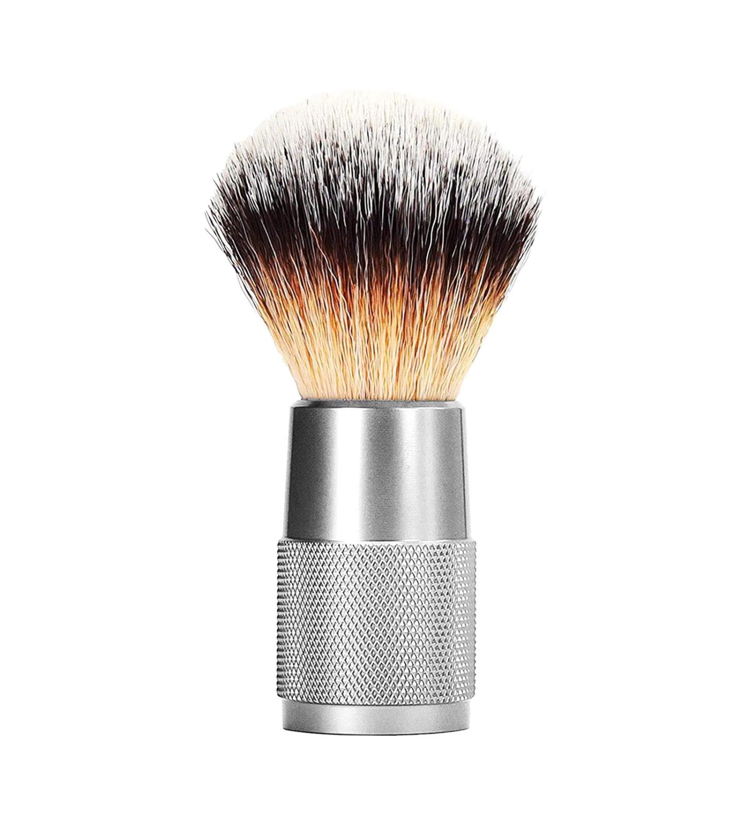 Harilla Men's Beard Shaving Brush - Professional Foam & Cream Brush for Fathers & Husbands - Silver - Buy Online on GoSupps.com