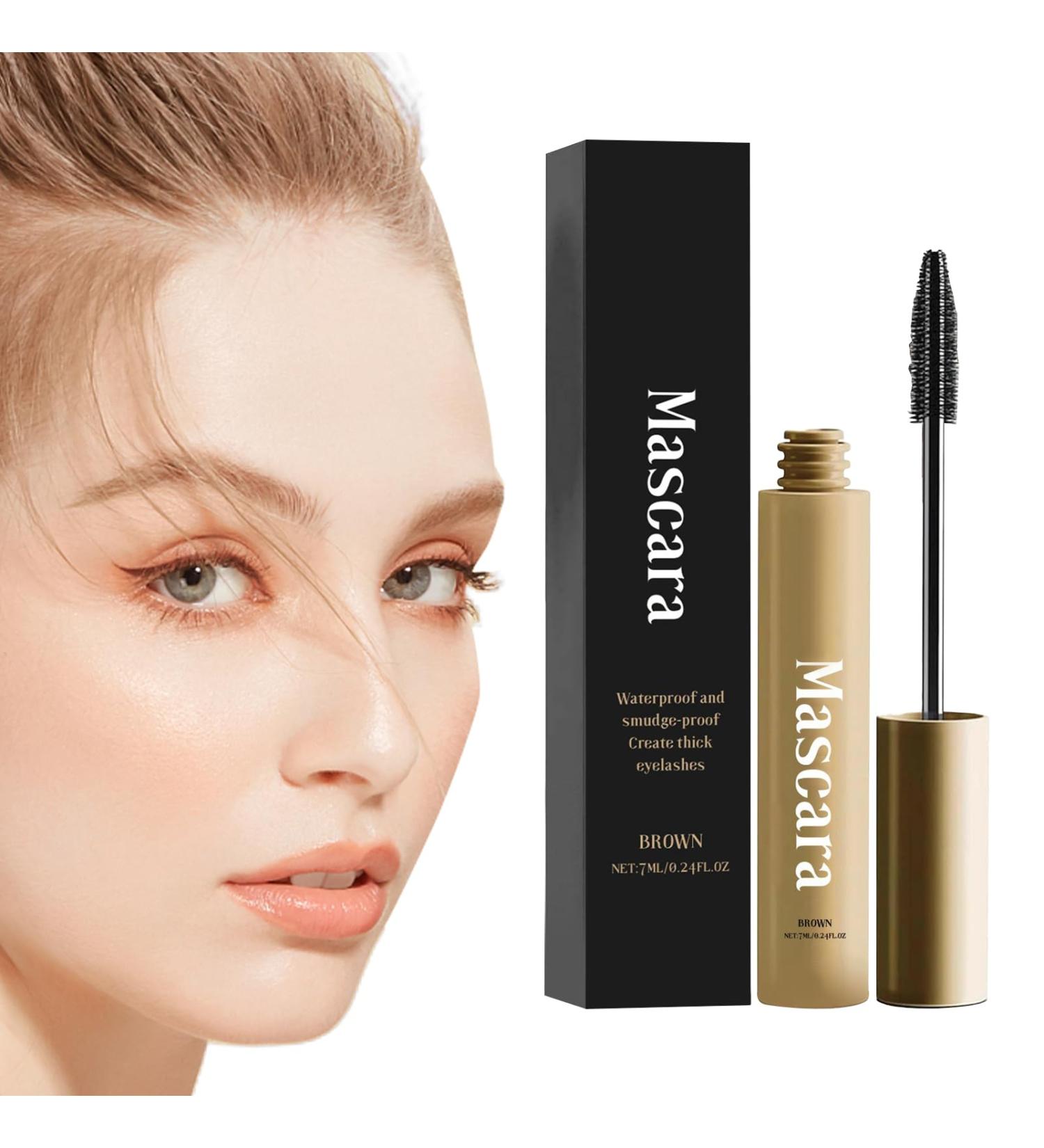 Eyelash Mascara | Lengthening and Volumizing Mascara | 7ml Curling Fibers Intense Volume for Evening Wedding Everyday Use Intense Volume and Perfect Curl - Buy Online on GoSupps.com