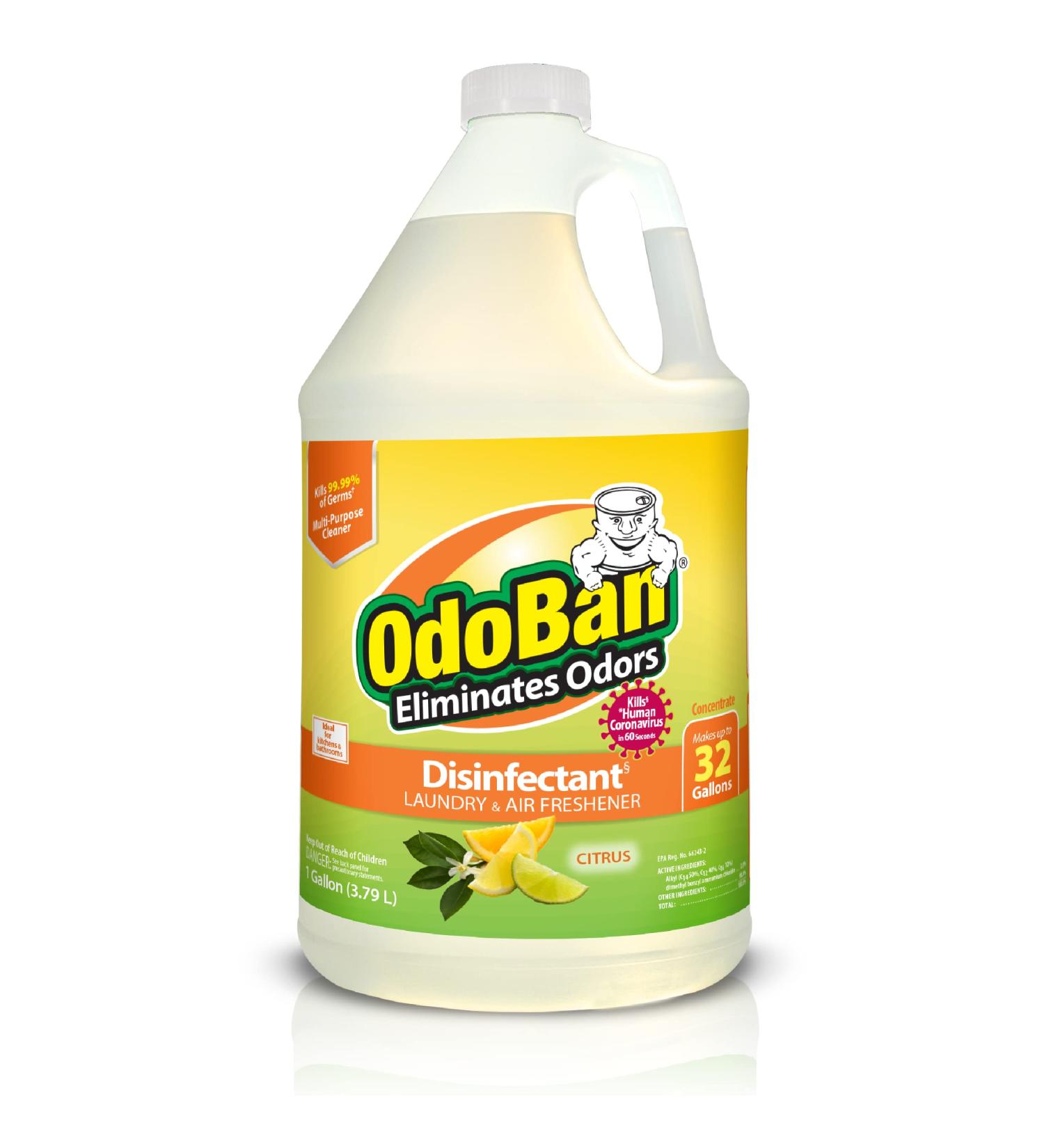 OdoBan Disinfectant Concentrate & Odor Eliminator - 1 Gallon Citrus Scent | Effective International Shipping - Buy Online on GoSupps.com