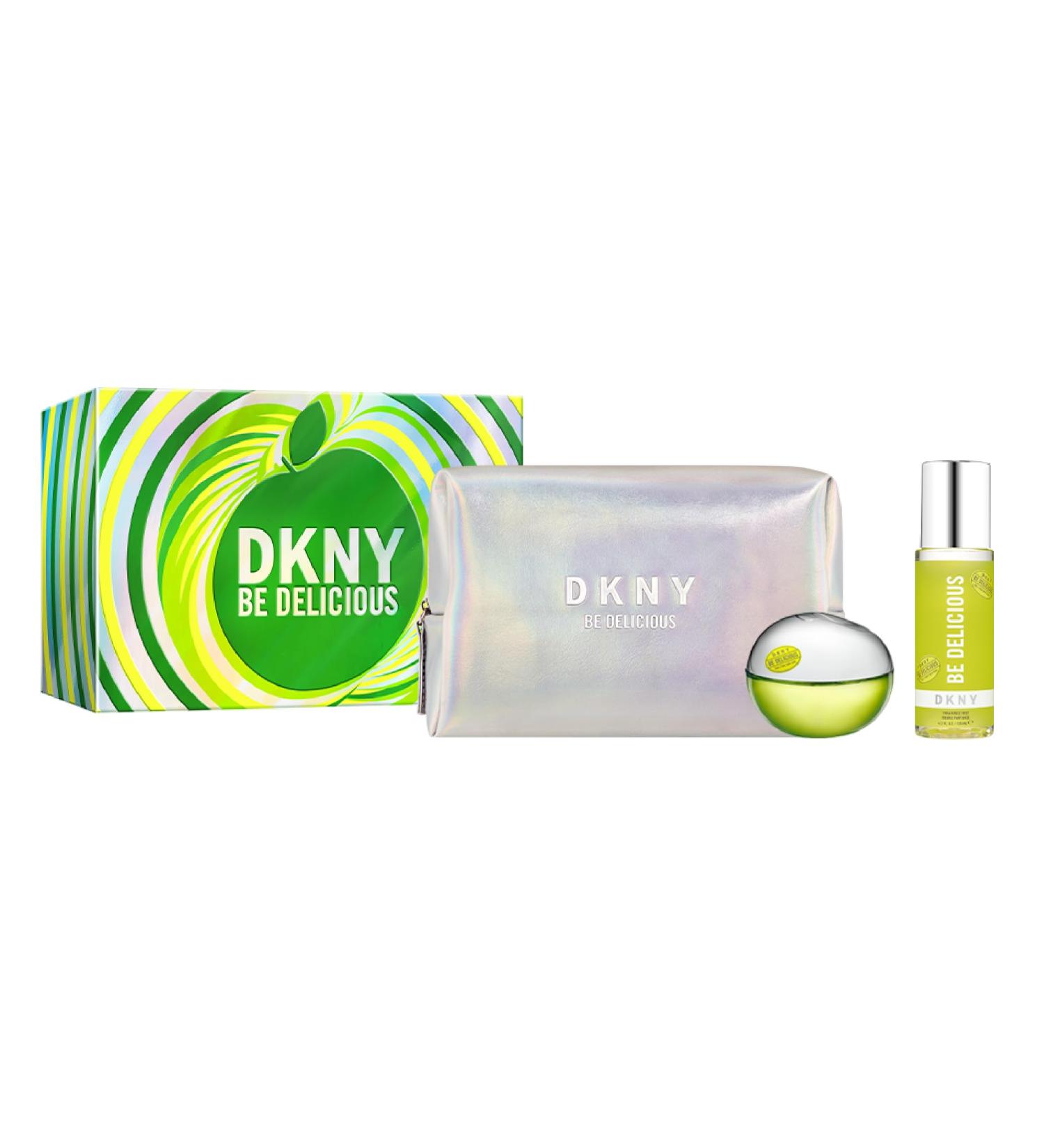 DKNY Be Delicious Eau de Parfum 3 Piece Gift Set (Perfume w/ Fragrance Mist) - Buy Online on GoSupps.com