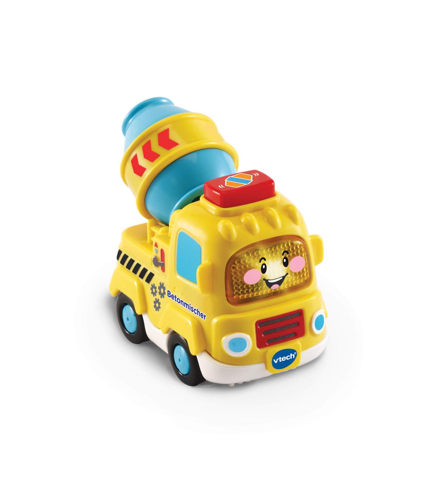 VTech Baby Speedsters Concrete Mixer Toy Car - Music Lights & Sounds for Kids 1-5 Years - Fun Yellow Playset - Buy Online on GoSupps.com