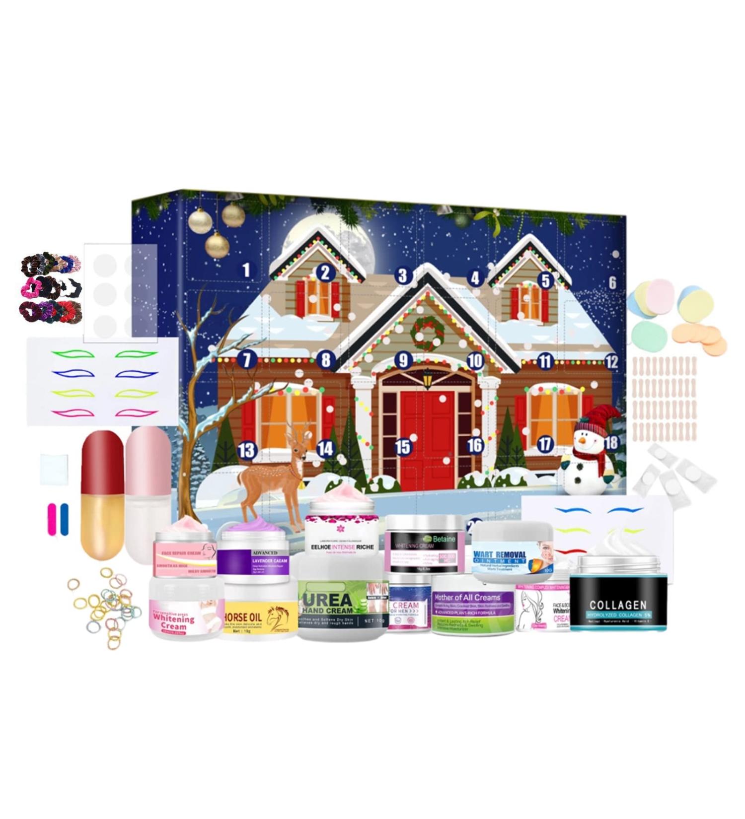 Makeup Advent Calendar 2024 Beauty Skin Care Advent Calendar Christmas Countdown Calendar with Skin Care Beauty Products for Adult Women Beauty Advent Set Christmas Gifts for Girls - Buy Online on GoSupps.com