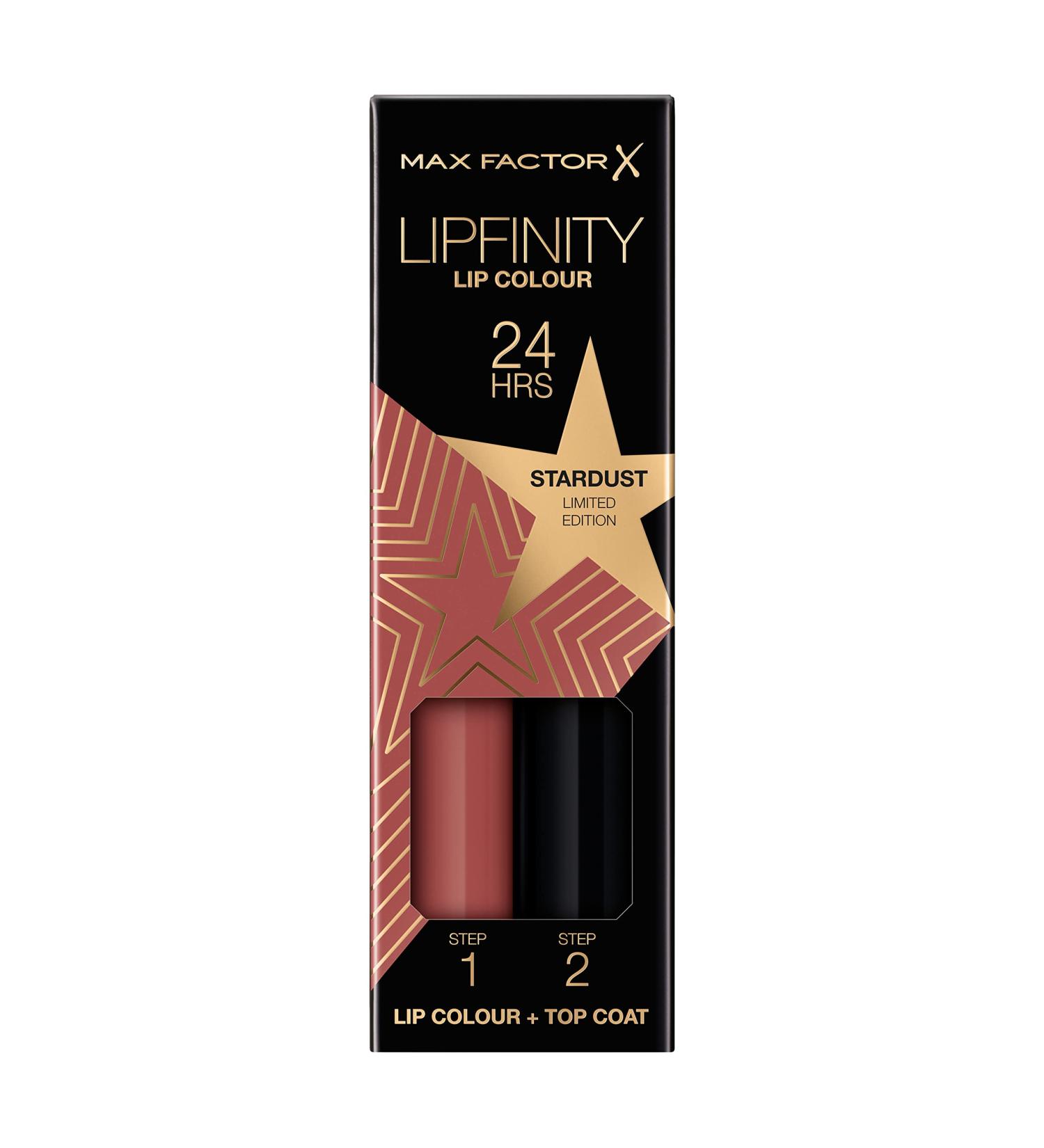 Coty Max Factor Lipfinity Liquid Lipstick Stardust 82 0.03 Kg Stardust 82 2 Count (Pack of 1)