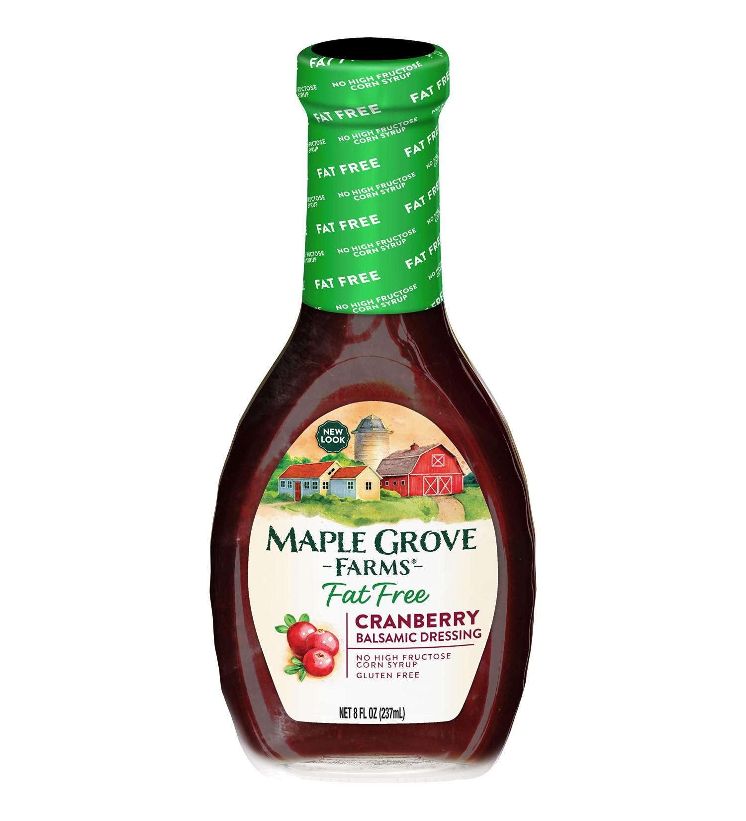 Maple Grove Farms Fat Free Cranberry Balsamic Salad Dressing - 8 oz - Buy Online on GoSupps.com
