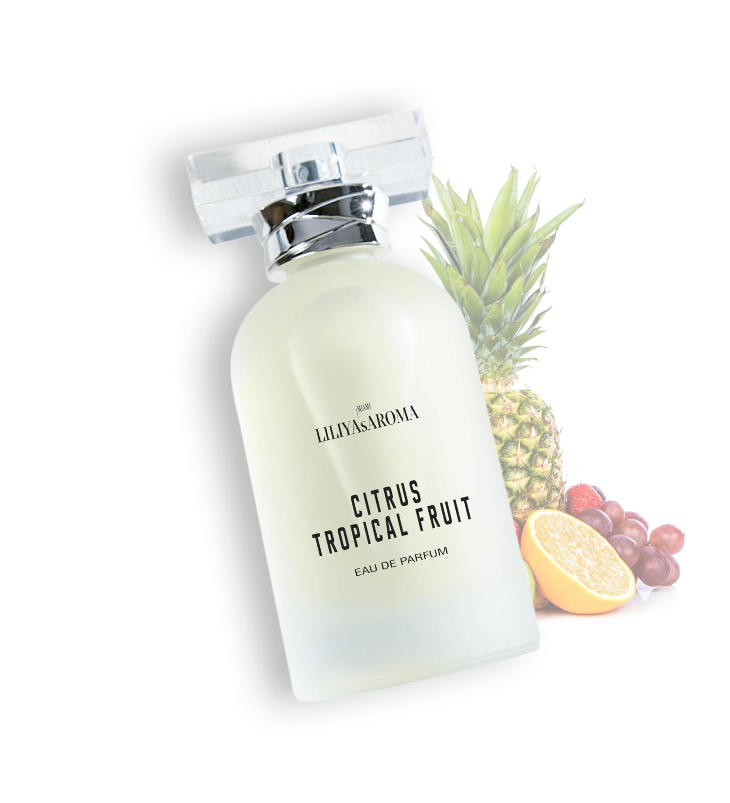 Liliya's Aroma Citrus - Tropical Fruit Eau De Parfum | Fresh Citrus Scent with Banana & Pineapple Undertones | Vegan Long Lasting Unisex Perfume | 3.4 Fl Oz 3.4 Fl Oz (Pack of 1) Citrus Tropical - Buy Online on GoSupps.com