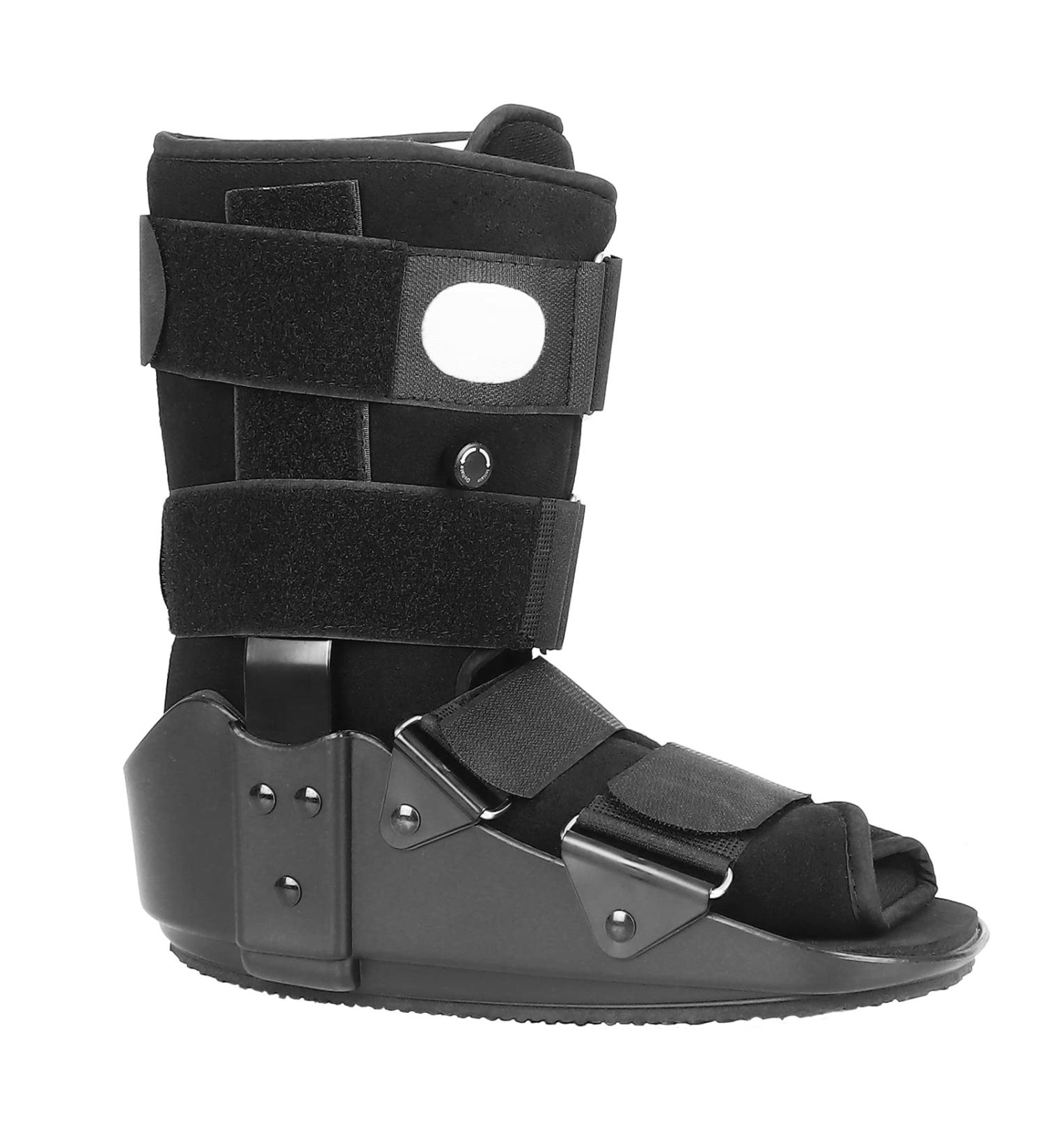 Small Black Walking Boot for Sprained Ankle, Toe Fractures | Foot Brace Post-Surgery - Buy Online on GoSupps.com