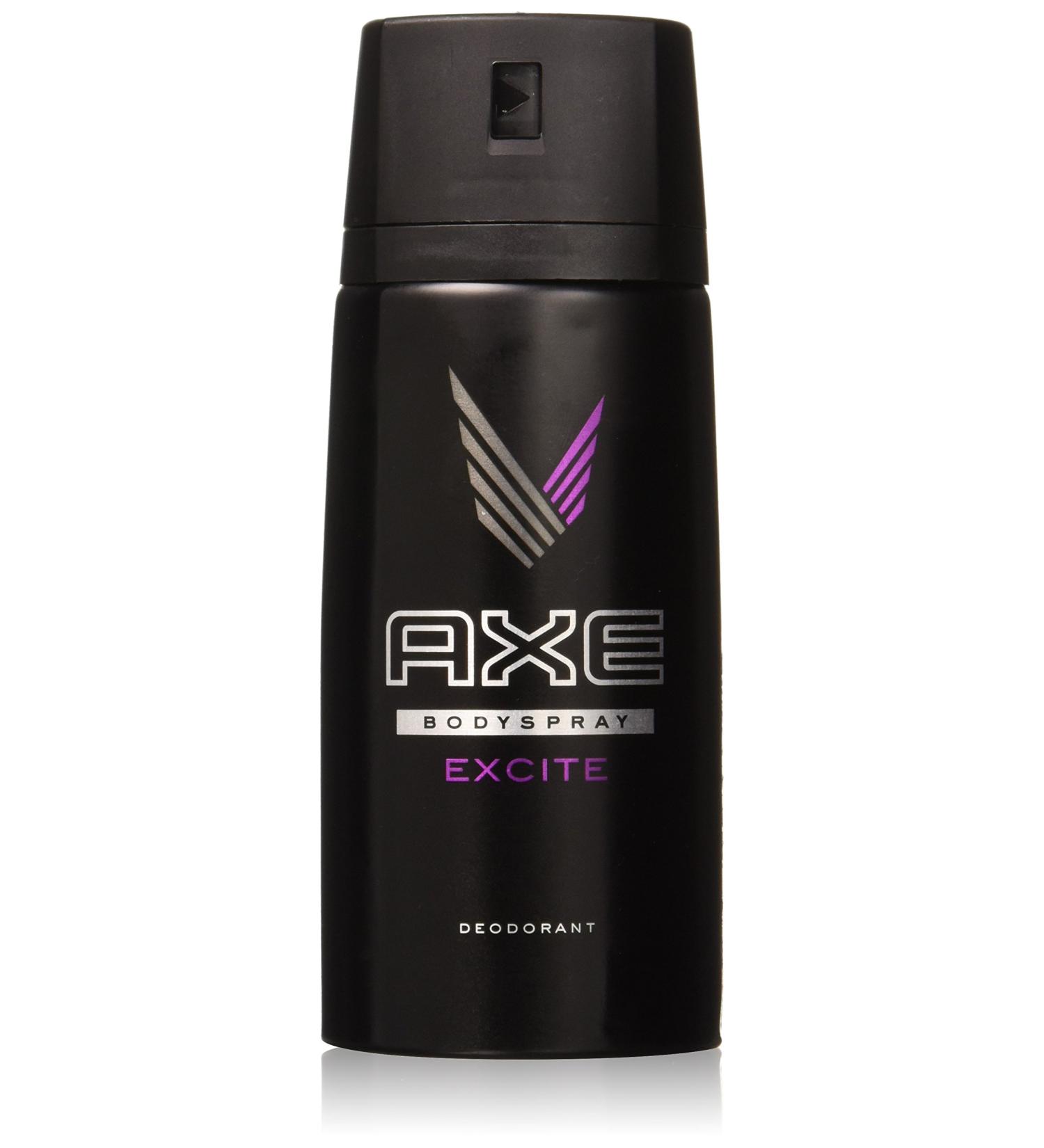 AXE Body Spray Deodorant Anti-Antiperspirant - Excite (3 x 150 ml / 5.07 oz) - International Shipping Available - Buy Online on GoSupps.com