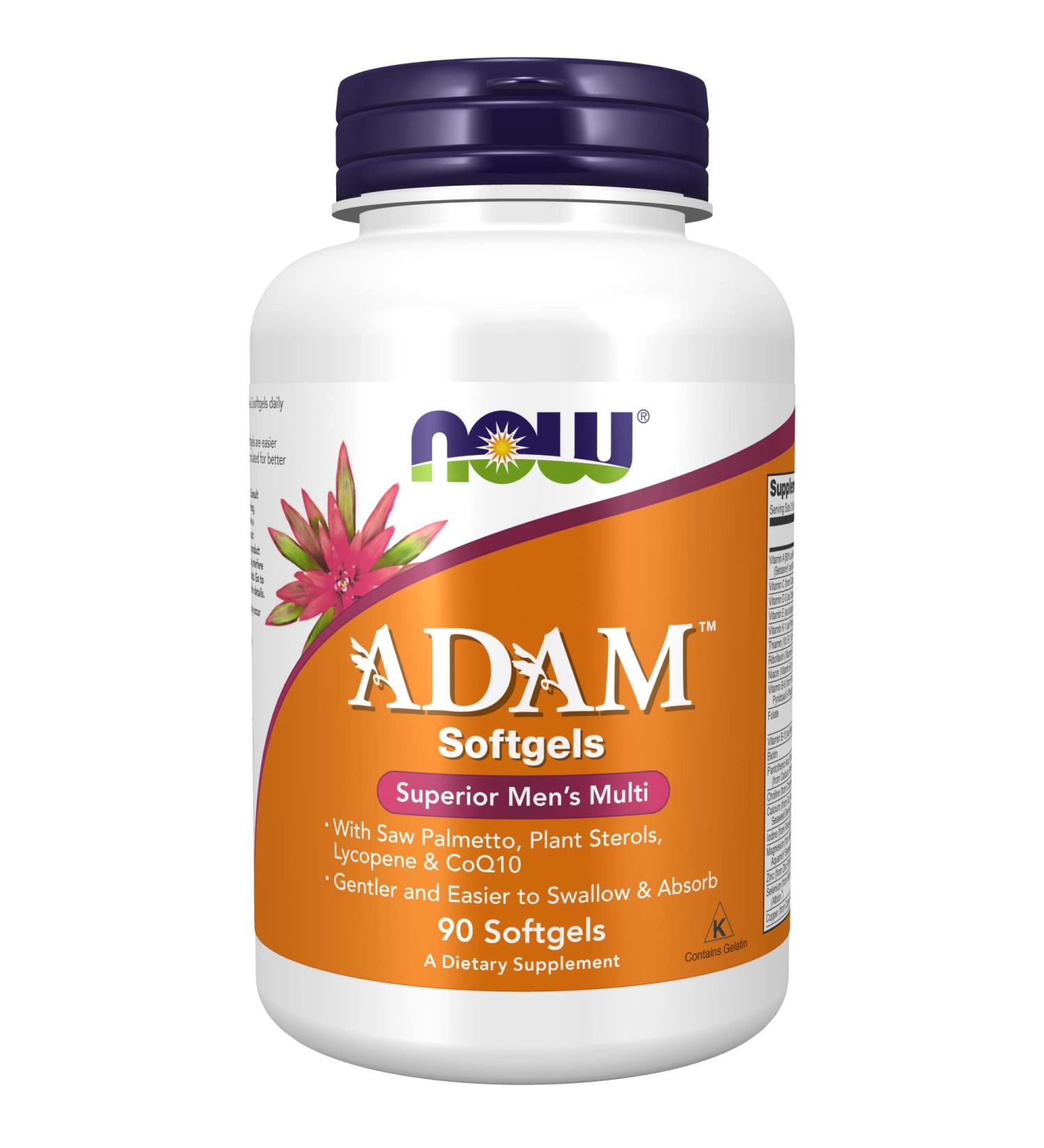 Now Foods ADAM Superior Men's Multi - 90 Softgels | Optimal Nutrition for Men - Buy Online on GoSupps.com