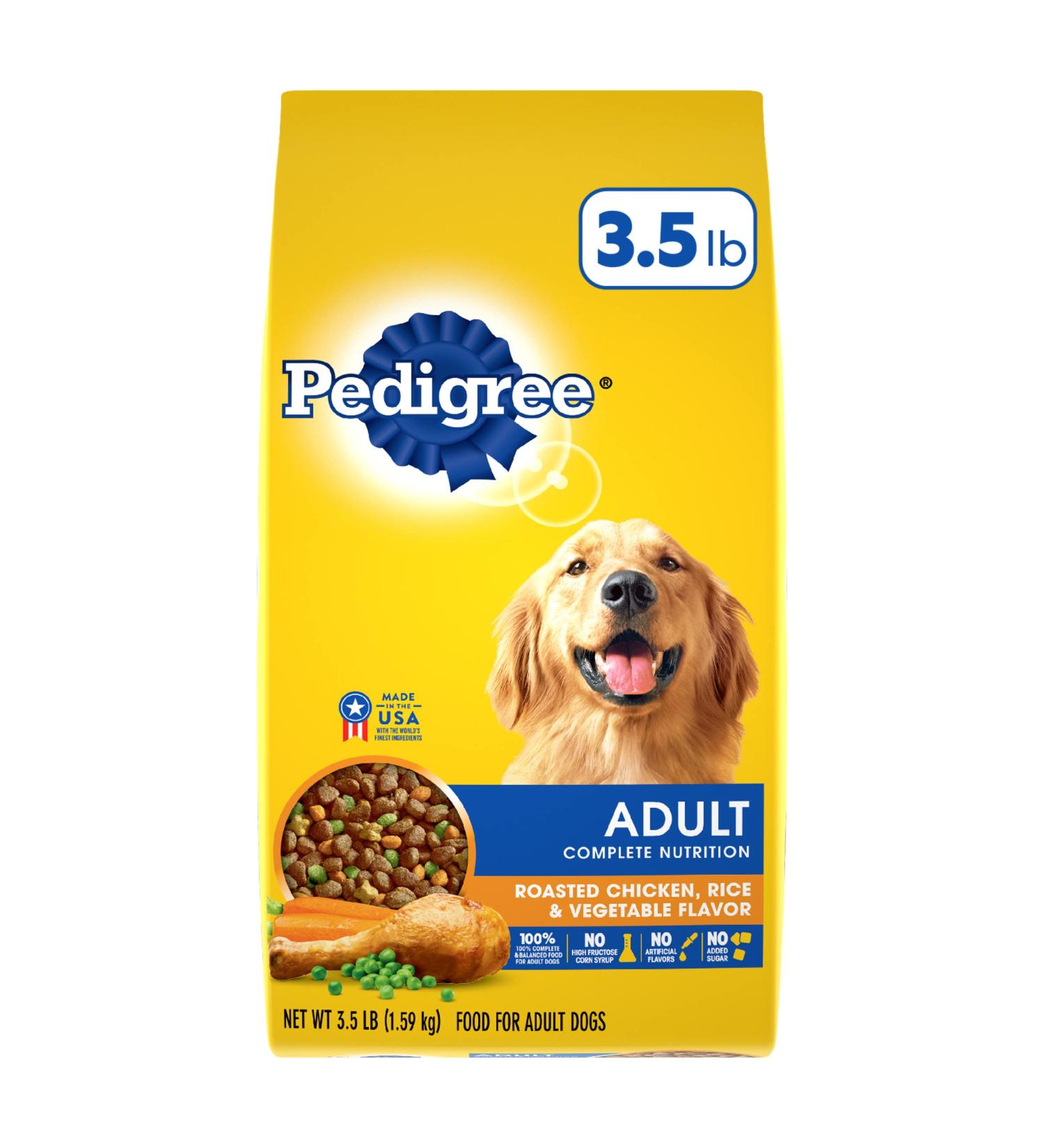 Pedigree Adult Dry Dog Food - Chicken Flavor | All Bag Sizes Available - Buy Online on GoSupps.com