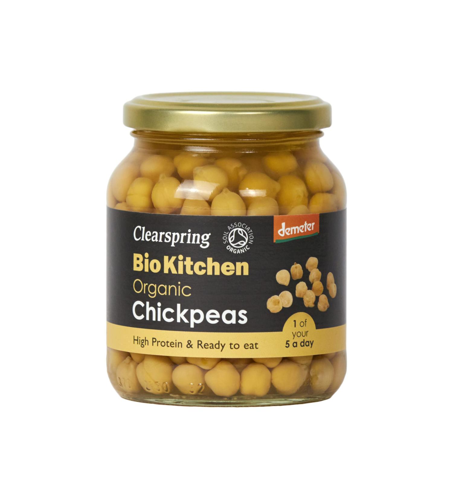 Clearspring Bio Kitchen Organic/Demeter Chickpeas - Buy Online on GoSupps.com