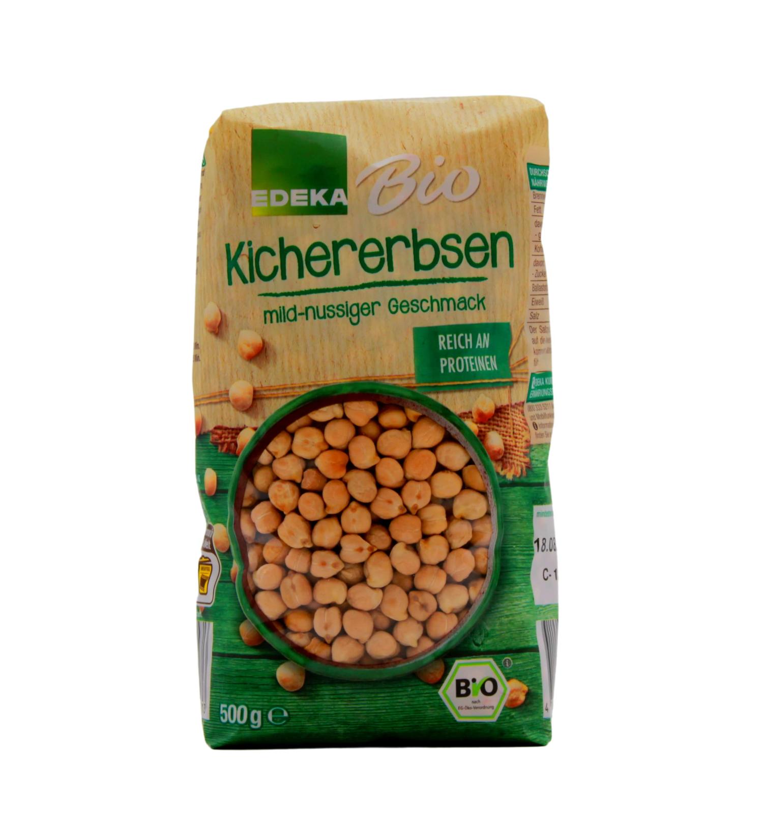 Buy Edeka Organic Chickpeas 14 Pack (14 x 500g) - High Quality Vegan International Shipping - Buy Online on GoSupps.com