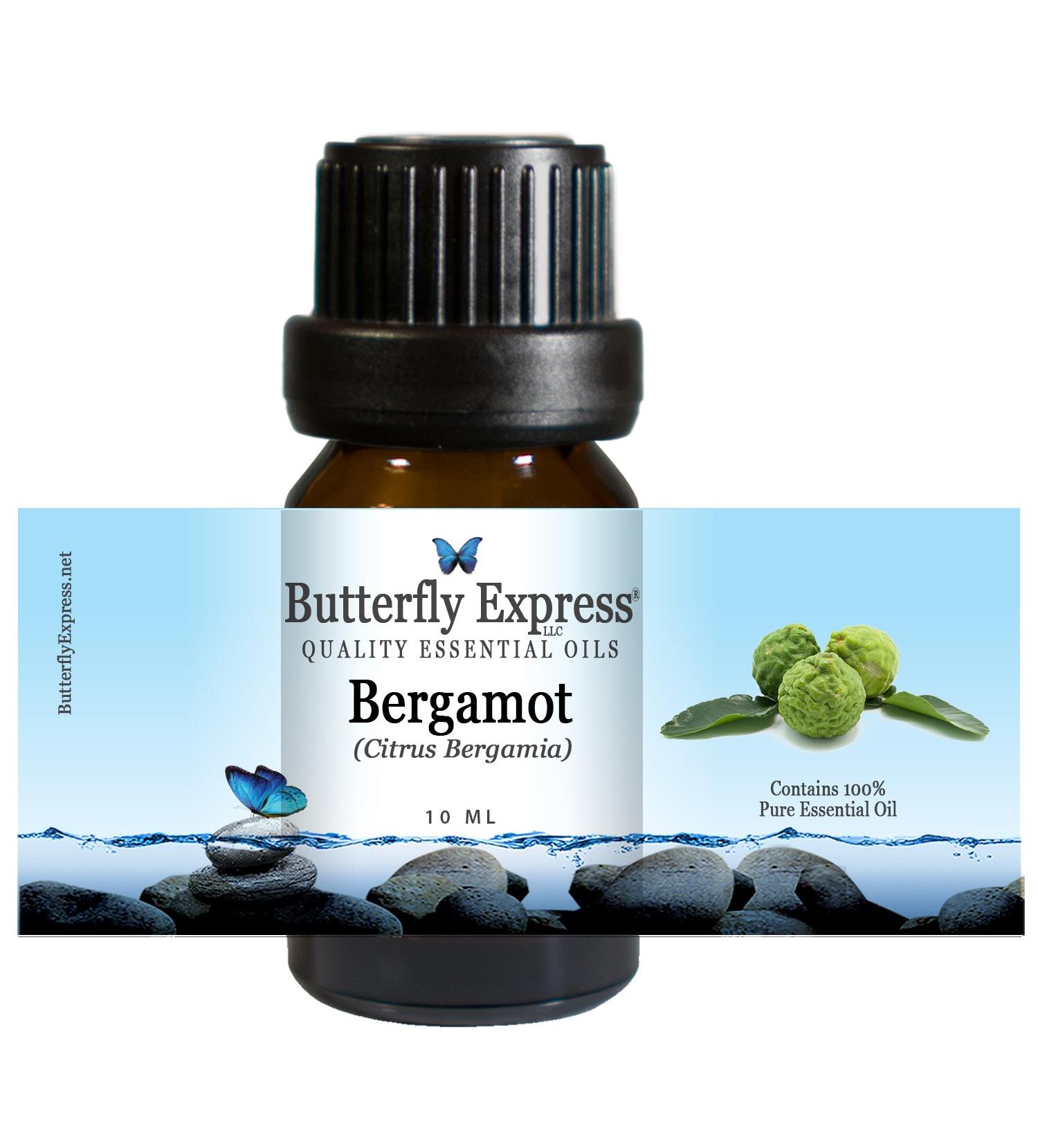 Bergamot Essential Oil 10ml - 100% Pure by Butterfly Express