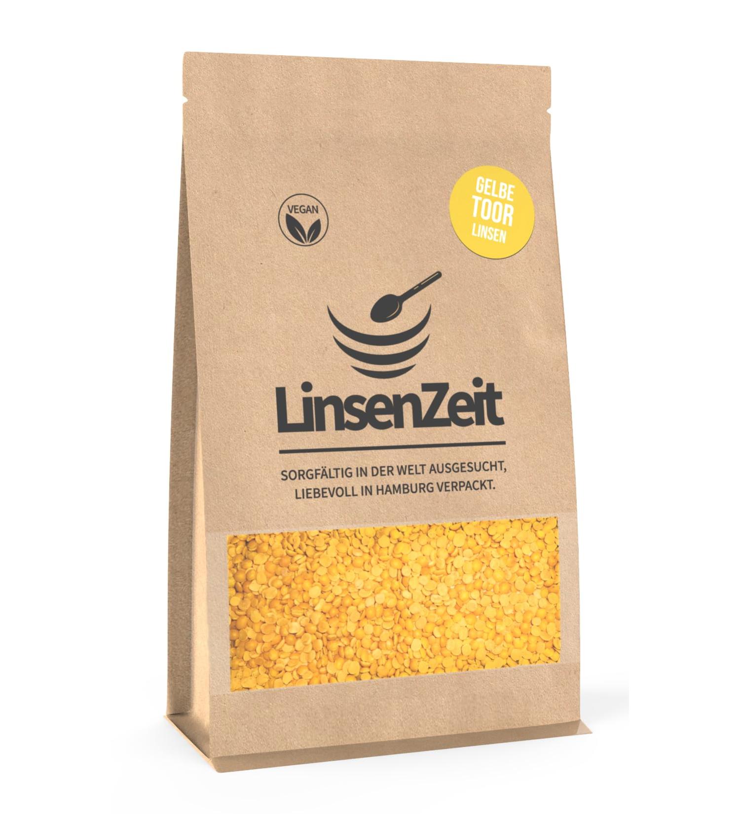Buy Yellow Toor Lentils 600g - Premium Quality Arhar Dal | Vegan Protein Source Additive-Free Shrubs Peeled & Halved - International Shipping Available - Buy Online on GoSupps.com