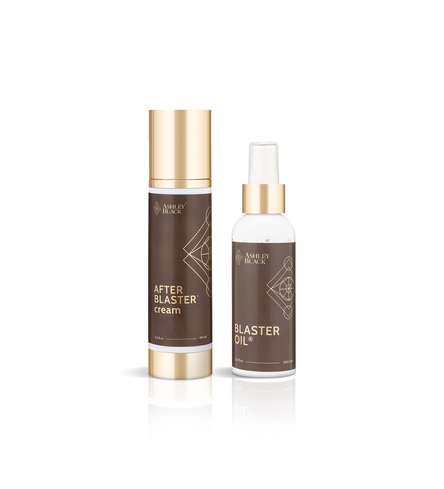 FasciaBlaster Blaster Oil & Cream by Ashley Black - Smooth Gliding for Fasciablasting - Tighten & Firm Skin - Buy Online on GoSupps.com