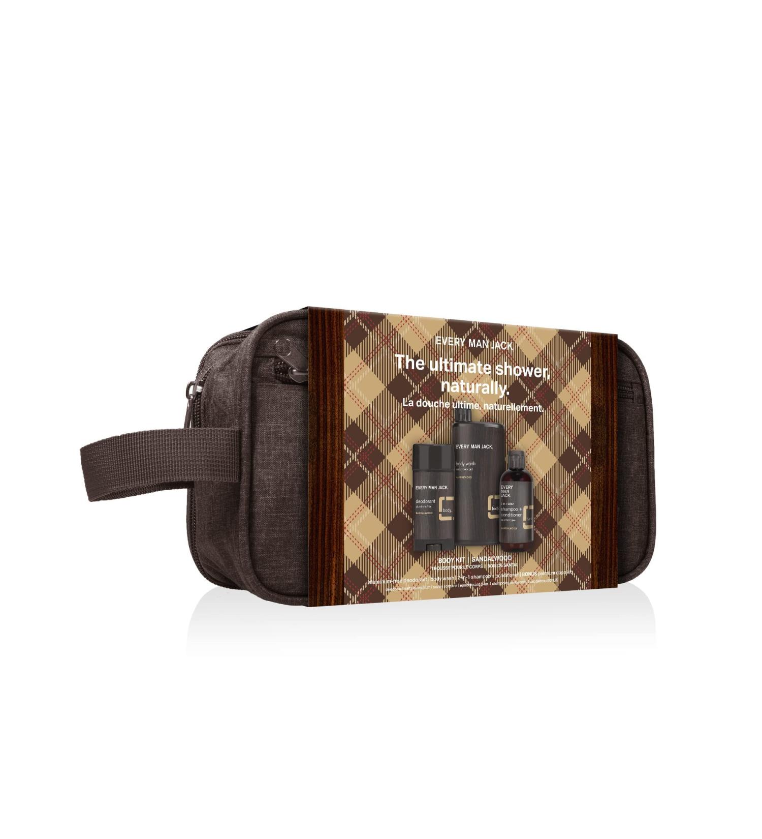 Buy EVERY MAN JACK Sandalwood Body Kit - International Shipping Available | Premium Grooming Products - Buy Online on GoSupps.com