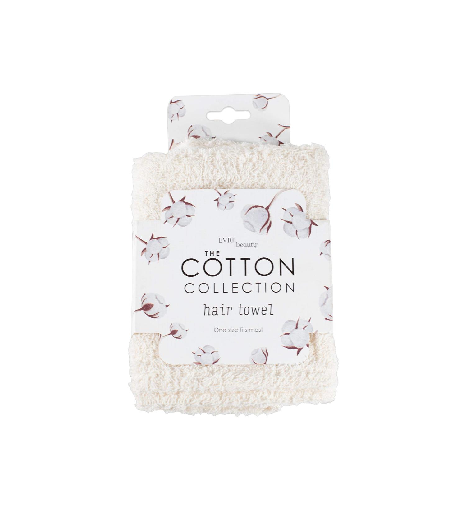 Luxurious Cotton Hair Towels - Pack of 2 | Reduce Drying Time | Great for All Hair Types - Buy Online on GoSupps.com