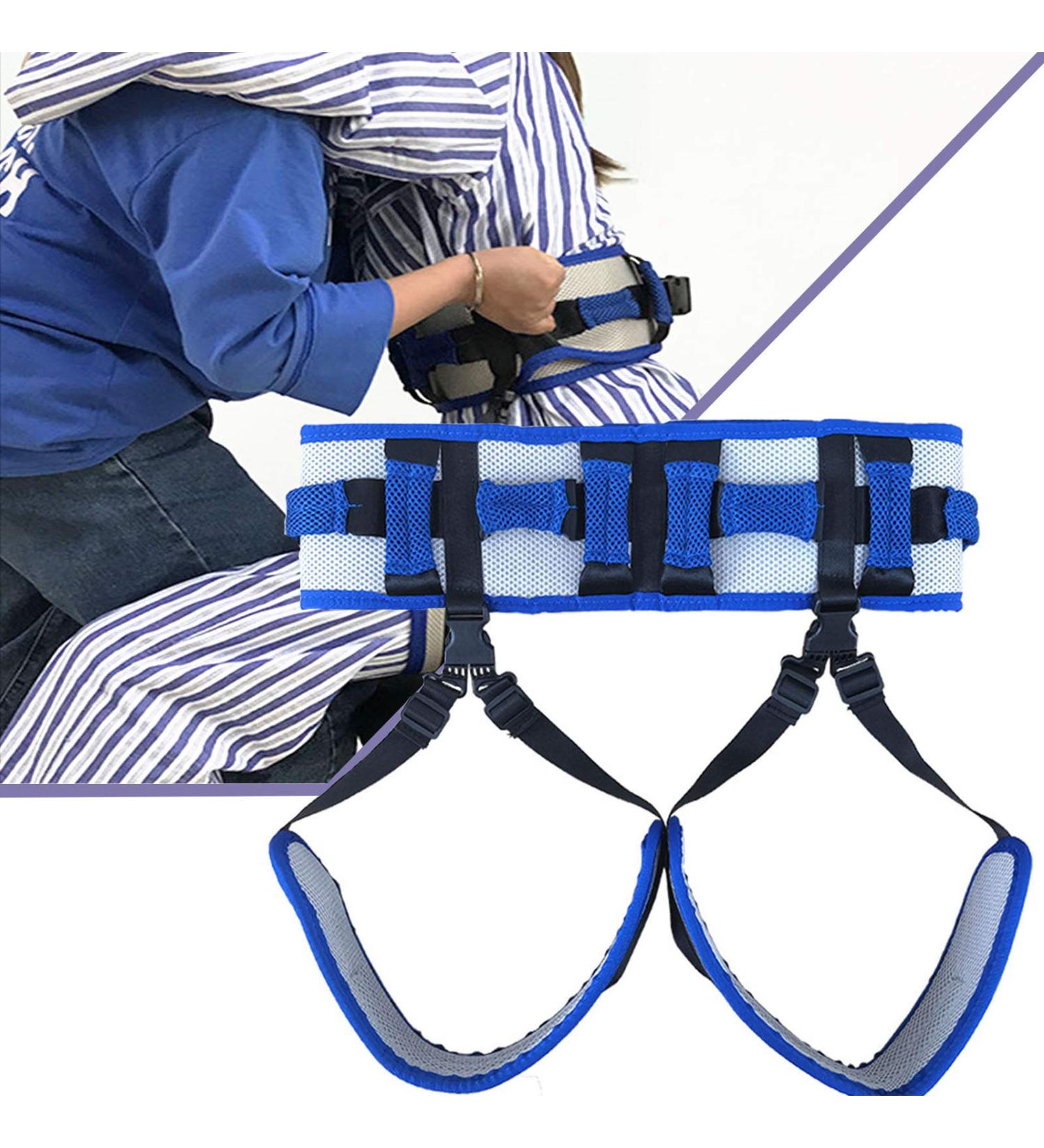 Transfer and Walking Gait Belt with Handles - for Patient Care Secure Aide Transfer Sling - Pediatric Elderly Walking Standing Rehabilitation Belt (Blue) S - Buy Online on GoSupps.com