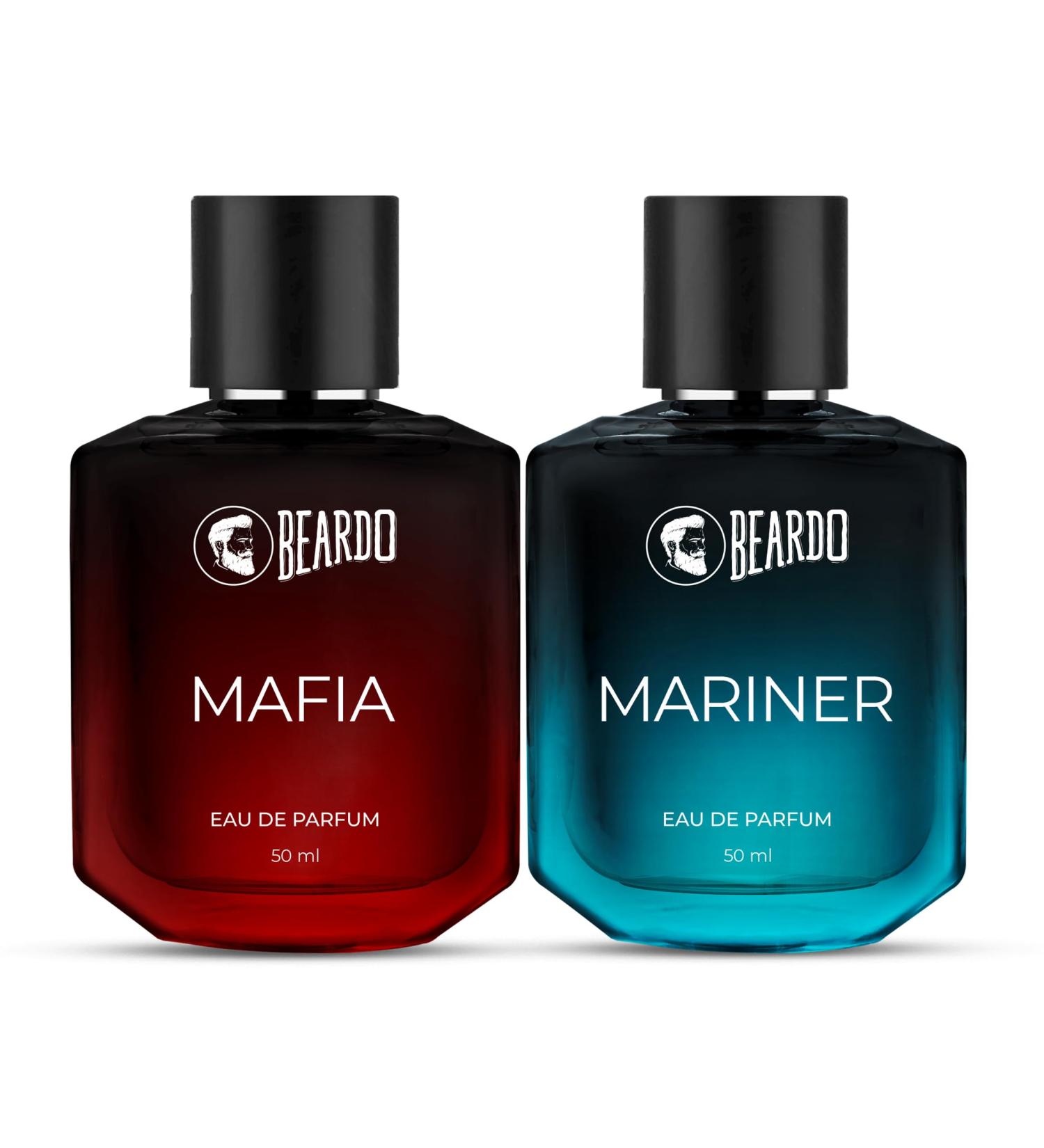 Beard'o Mariner Perfume & Mafia Parfume Perfume For Men (50Ml X Pack Of 2) | Long Lasting Perfume | Date Night Perfume For Men | Gift For Brother | Gift For Friends