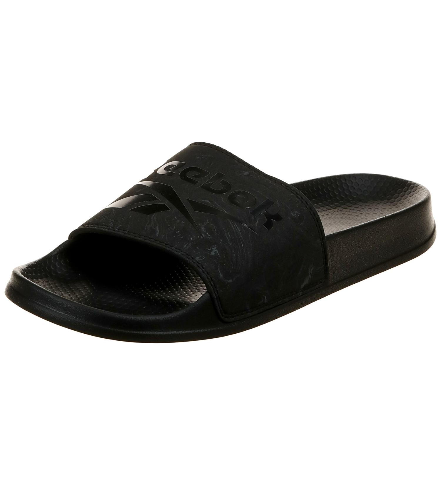 Reebok Women's RBK Fulgere Slide Shower & Bath Shoes - 37.5 EU - Black Cold Grey | International Shipping Available - Buy Online on GoSupps.com