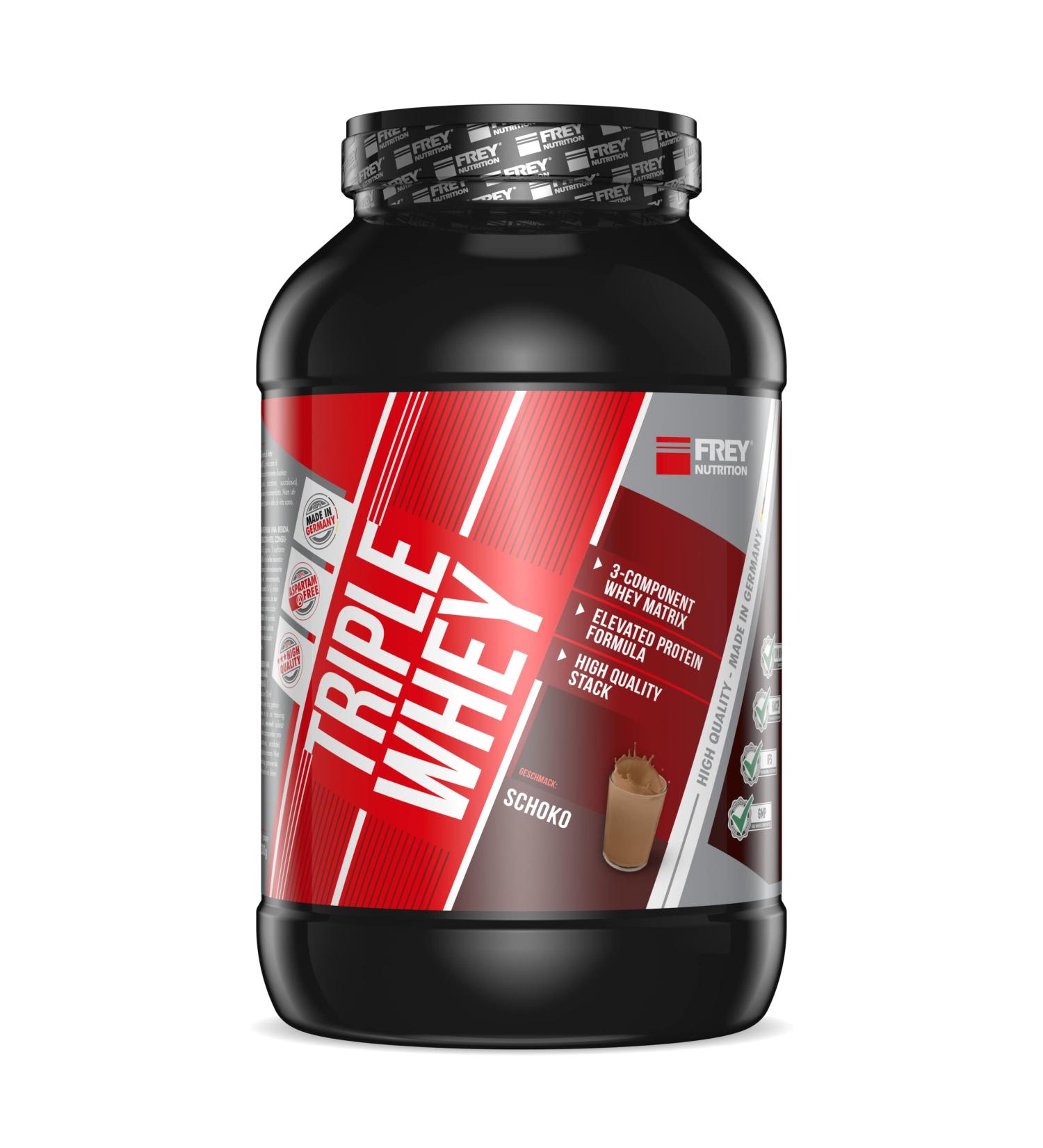 Frey Nutrition Whey Protein Chocolate 2.3 kg - High Protein Premium Quality International Shipping - Buy Online on GoSupps.com