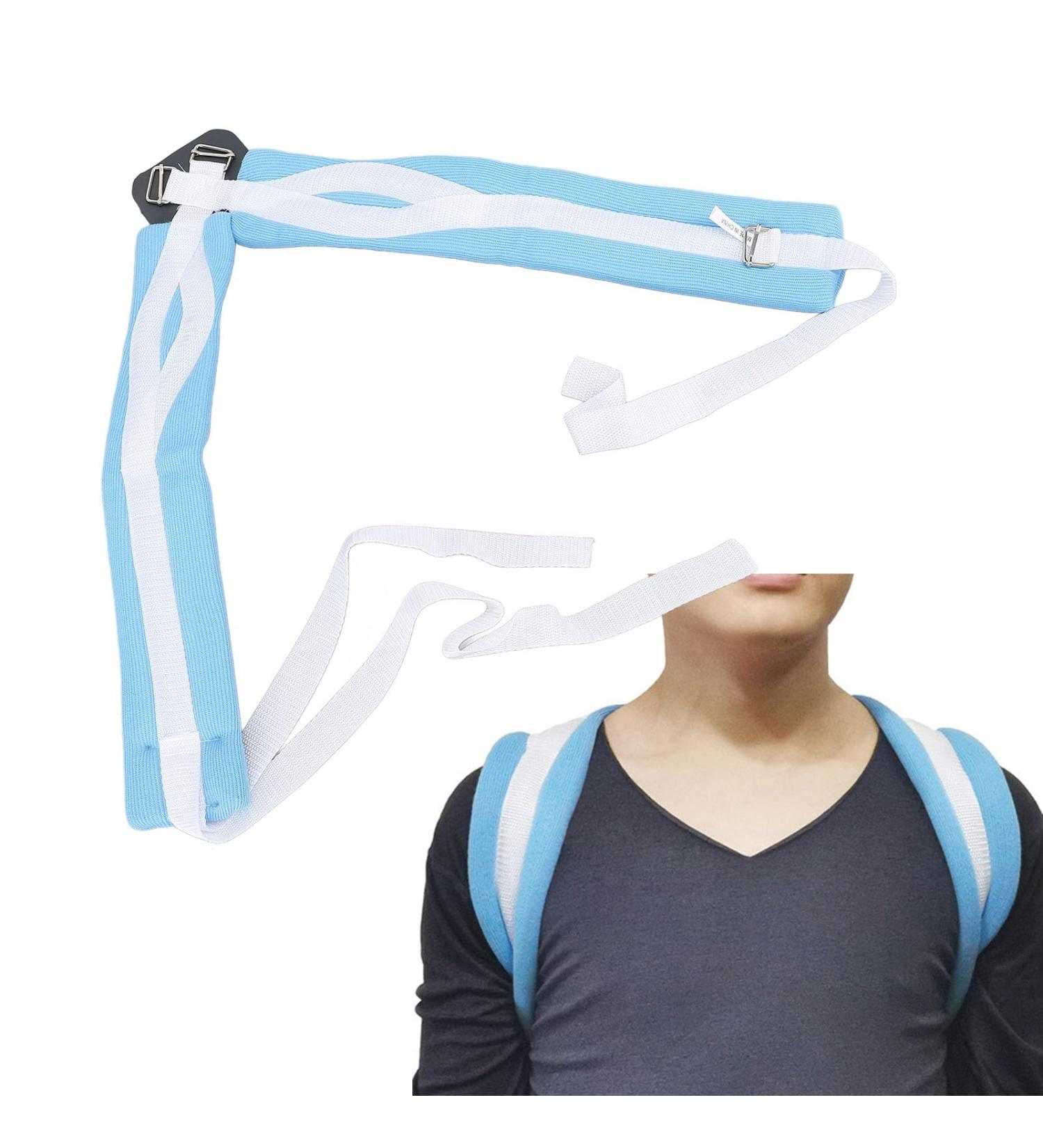 Posture Corrector Strap - Adjustable Figure 8 Clavicle Support Belt for Better Posture | Breathable Comfort (L - Buy Online on GoSupps.com