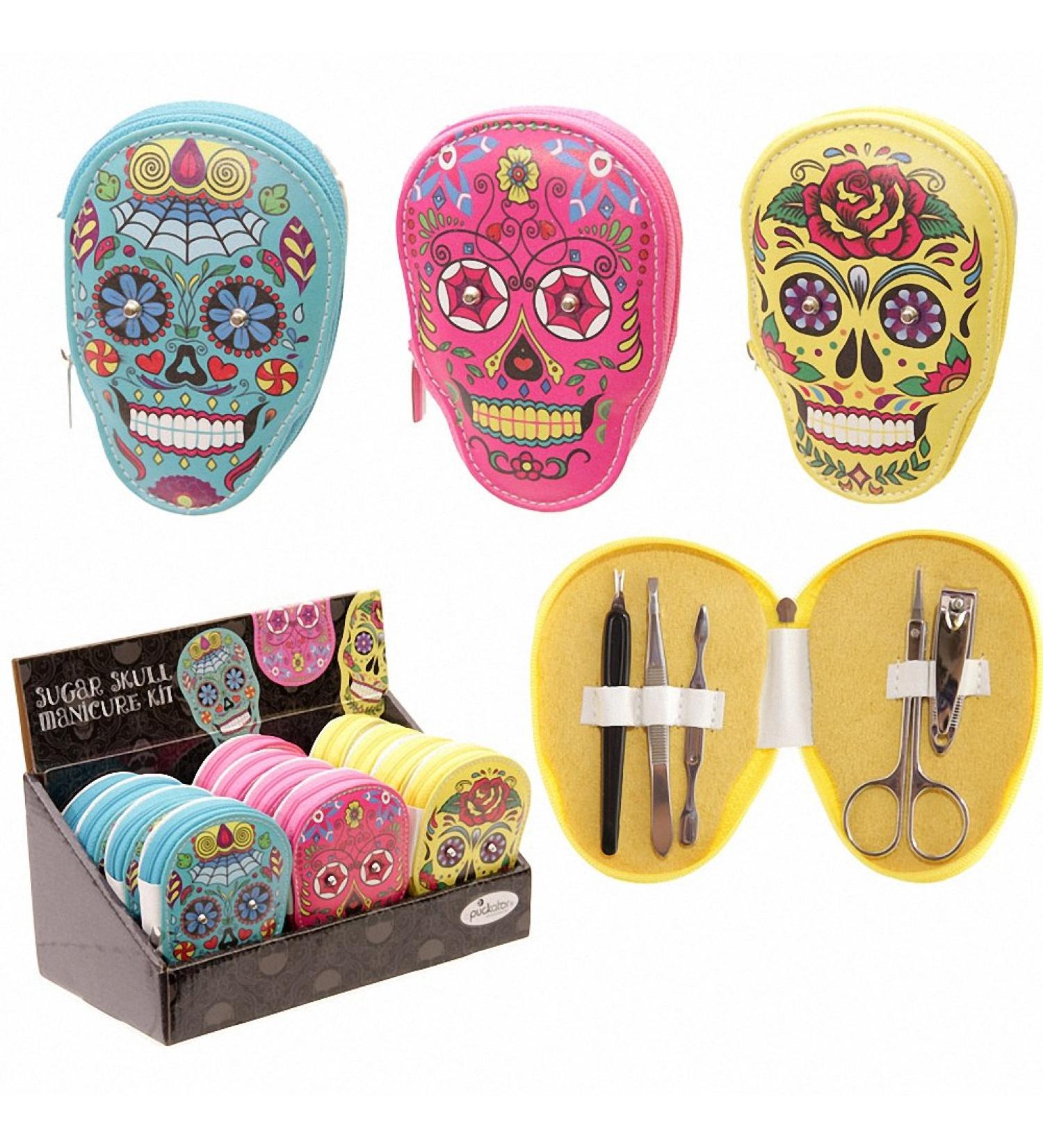 Day Of The Dead Skull Manicure Set