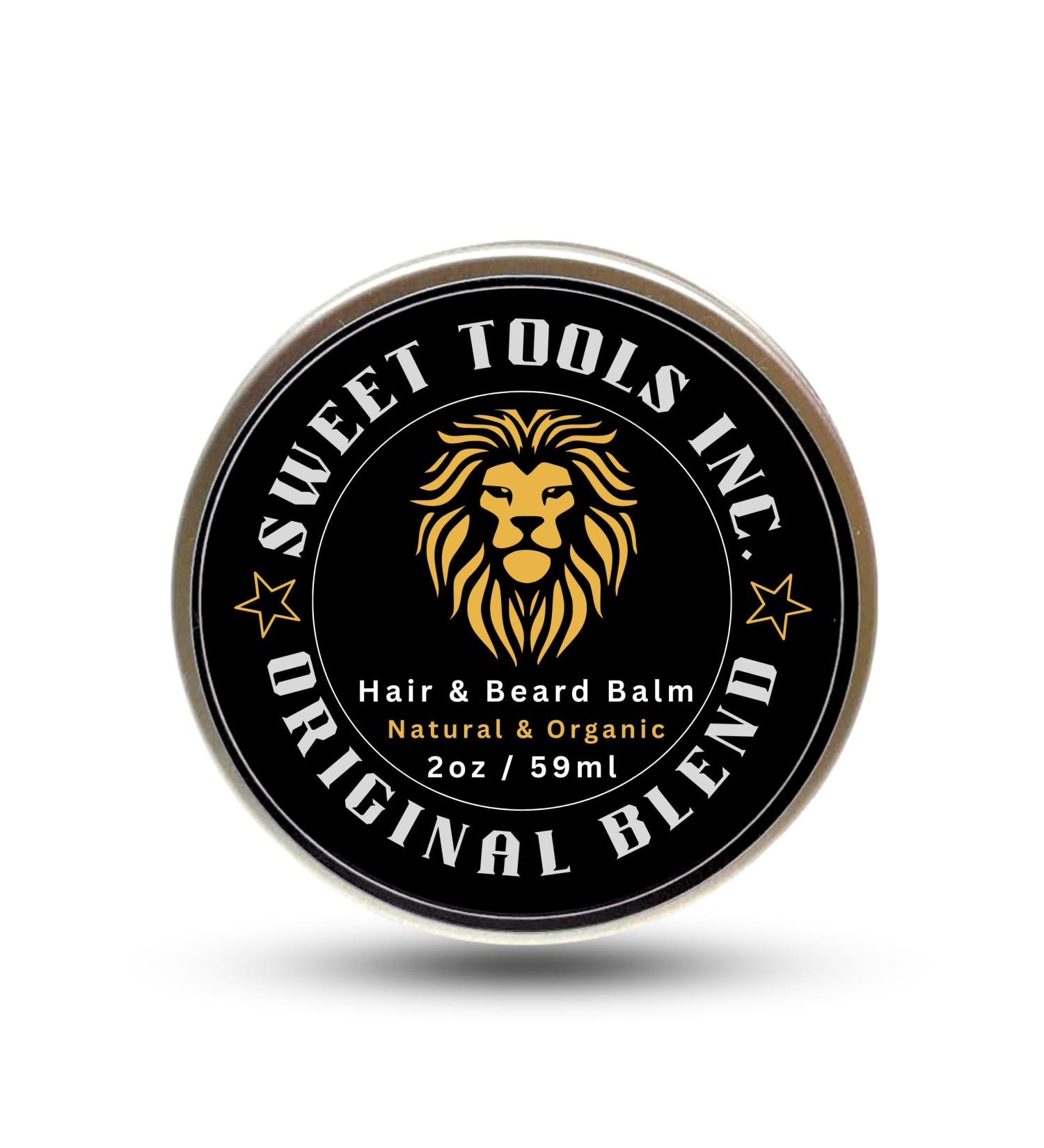 All Natural Sandalwood Beard Balm 2oz | Premium Beard Conditioner for Men | Hydrates & Nourishes | Made in Canada with Coconut Oil & Essential Oils - Buy Online on GoSupps.com