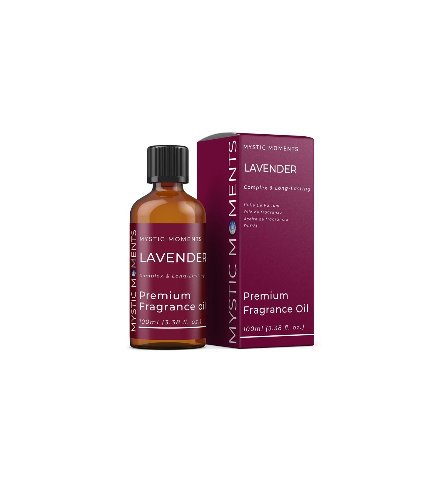 Mystic Moments Lavender Fragrance Oil 100ml - Ideal for Soaps, Candles, Bath Bombs, Oil Burners, and Skin & Hair Care - Pack of 1 - Buy Online on GoSupps.com
