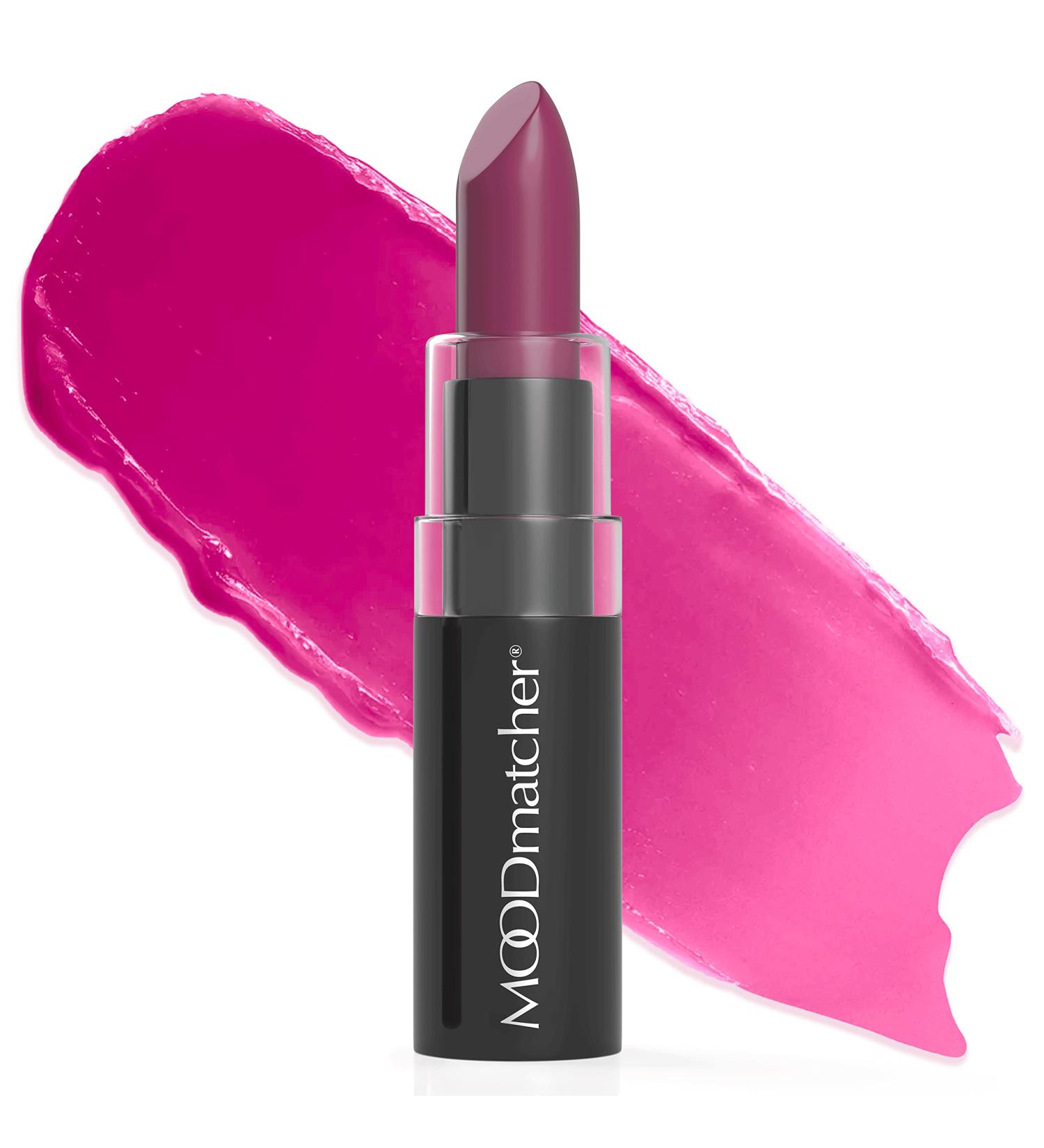 MOODmatcher Original Color Changing Lipstick | 12-Hour Long-Lasting, Moisturizing, Smudge-Proof Creamy Lipstick | Made in USA - Purple - Buy Online on GoSupps.com