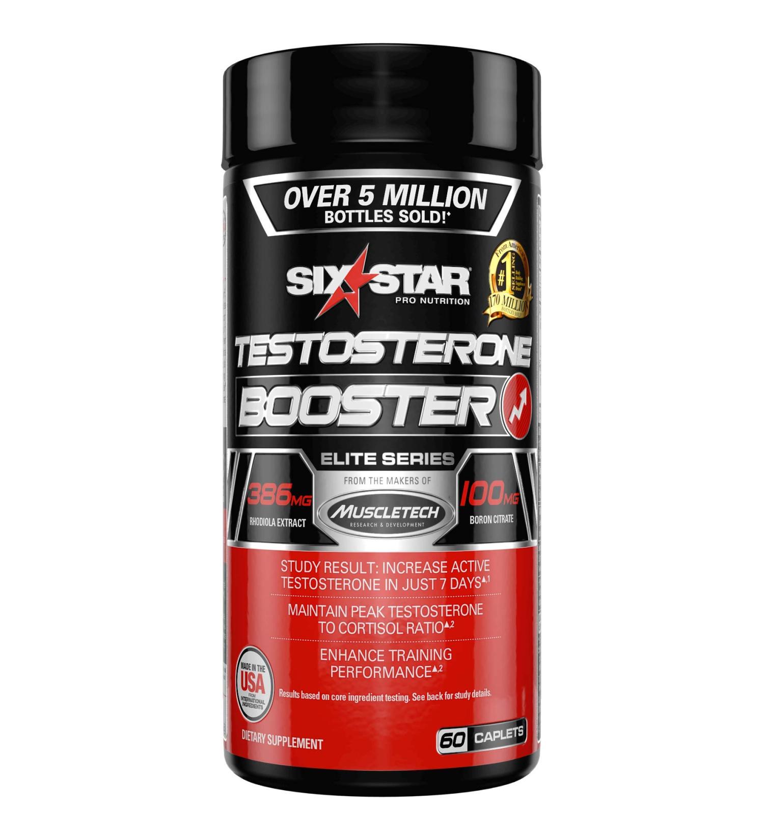 Six Star Six Star Pro Nutrition Testosterone Booster Elite Series 60 Caplets - Buy Online on GoSupps.com