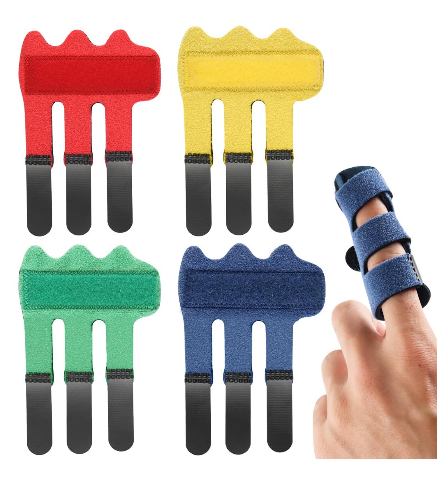 HOYDATE Trigger Finger Brace Support Adjustable Finger Splint for Arthritis & Broken Fingers | Pain Relief & Protection - Buy Online on GoSupps.com
