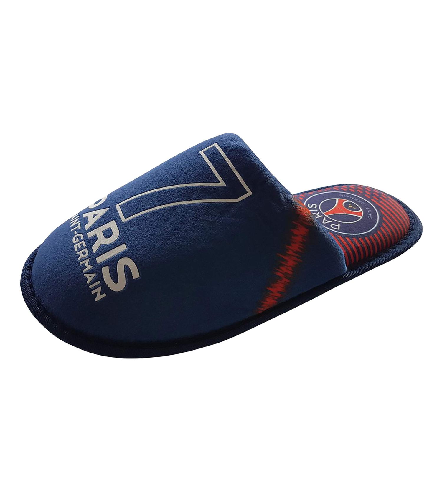 Buy PSG Slippers Official Collection | Paris Saint Germain 46 EU Blue - International Shipping Available - Buy Online on GoSupps.com
