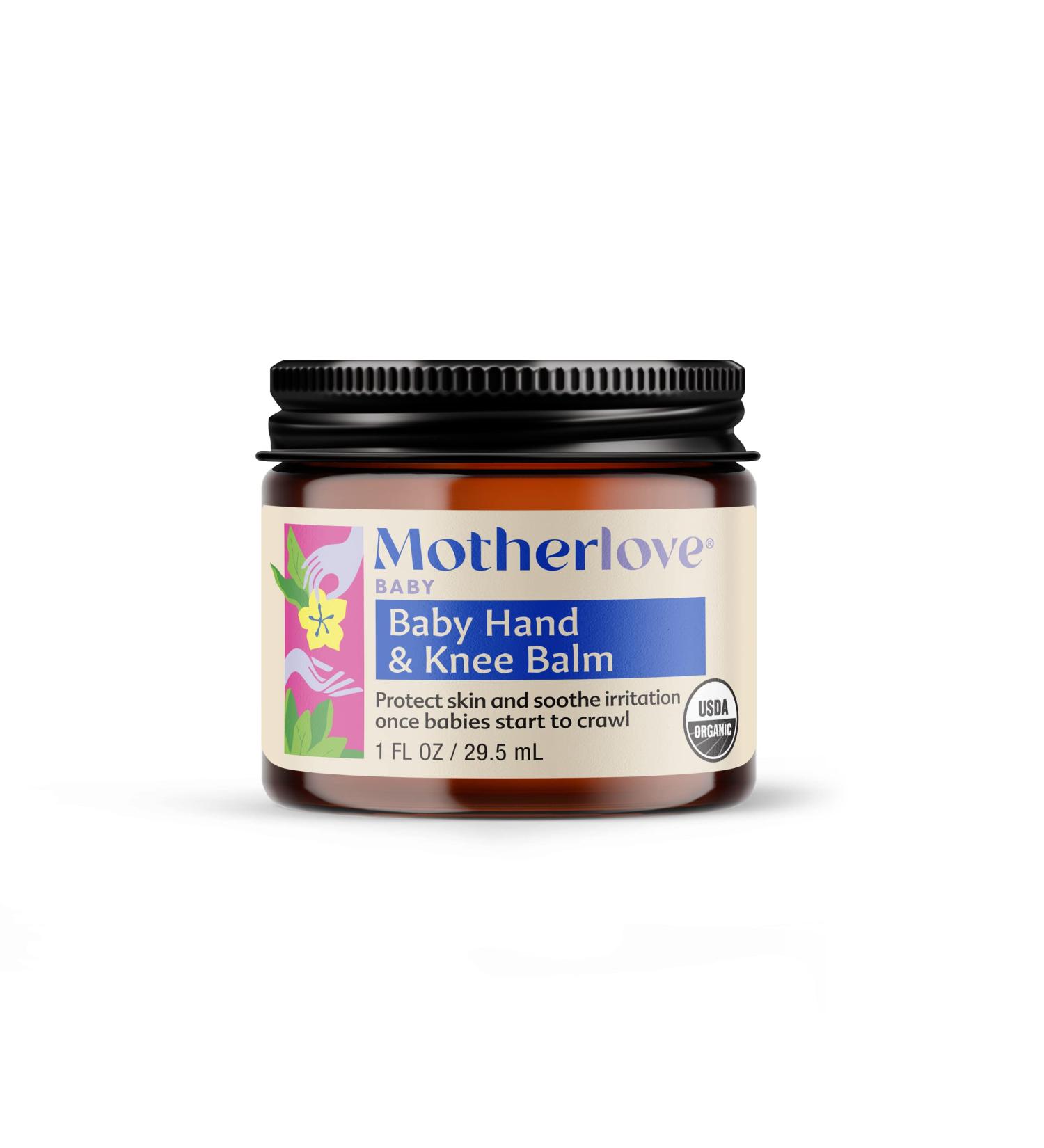 Motherlove Baby Hand & Knee Balm (1 oz) USDA Certified Organic Herbal Ointment for Crawling Babies | Cruelty Free - Buy Online on GoSupps.com