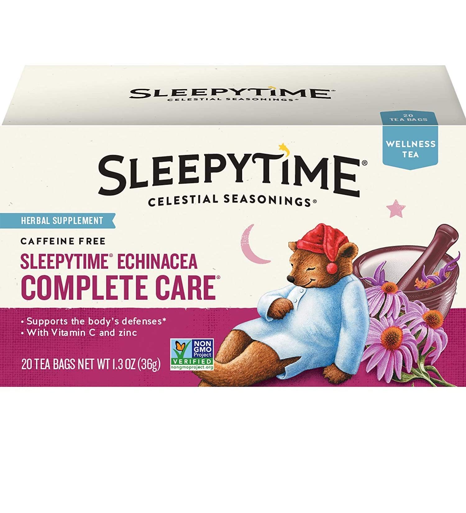 Celestial Seasonings Sleepytime Echinacea Wellness Tea - 3x20 Bag Pack - Buy Online on GoSupps.com