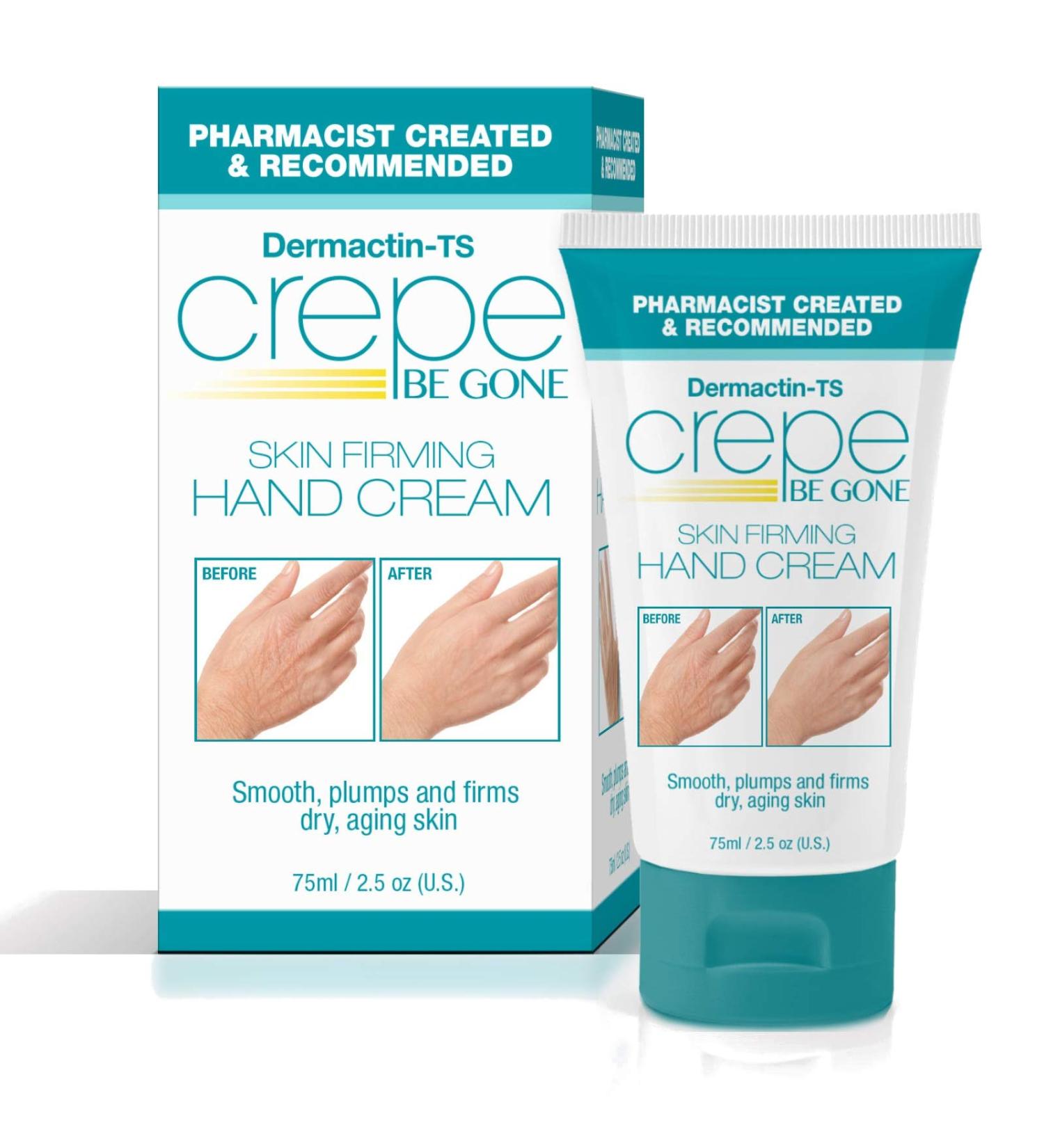 Crepe Be Gone Skin Firming Hand Cream 2.5 oz - Smooth & Tighten Hands Instantly - Buy Online on GoSupps.com
