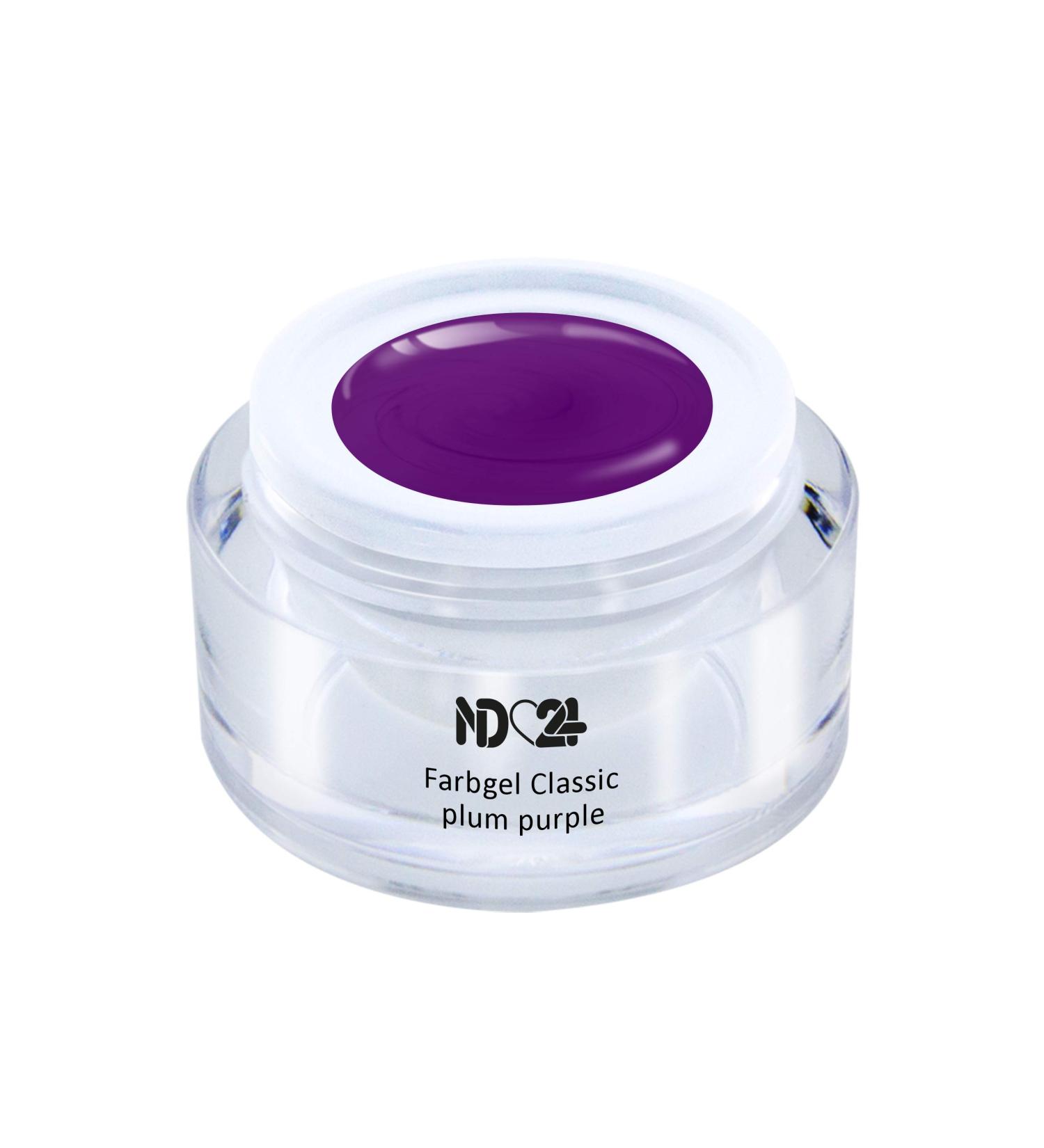 UV LED Color Gel - Classic Plum Purple - Studio Quality - Made in Germany - 5ml - Ideal for Nail Art & Manicure - Buy Online on GoSupps.com