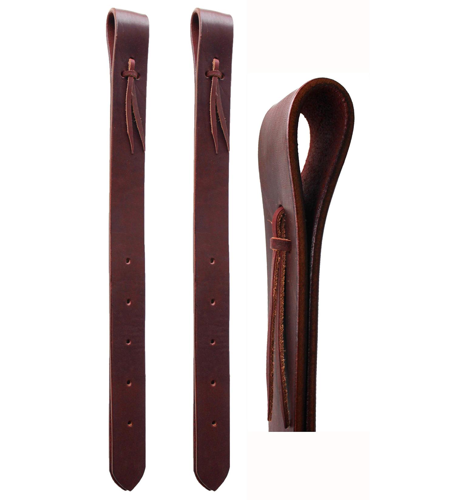 CHALLENGER Horse 24" 2-Piece Amish USA Latigo Leather Western Saddle Off Billet Red 404RT01