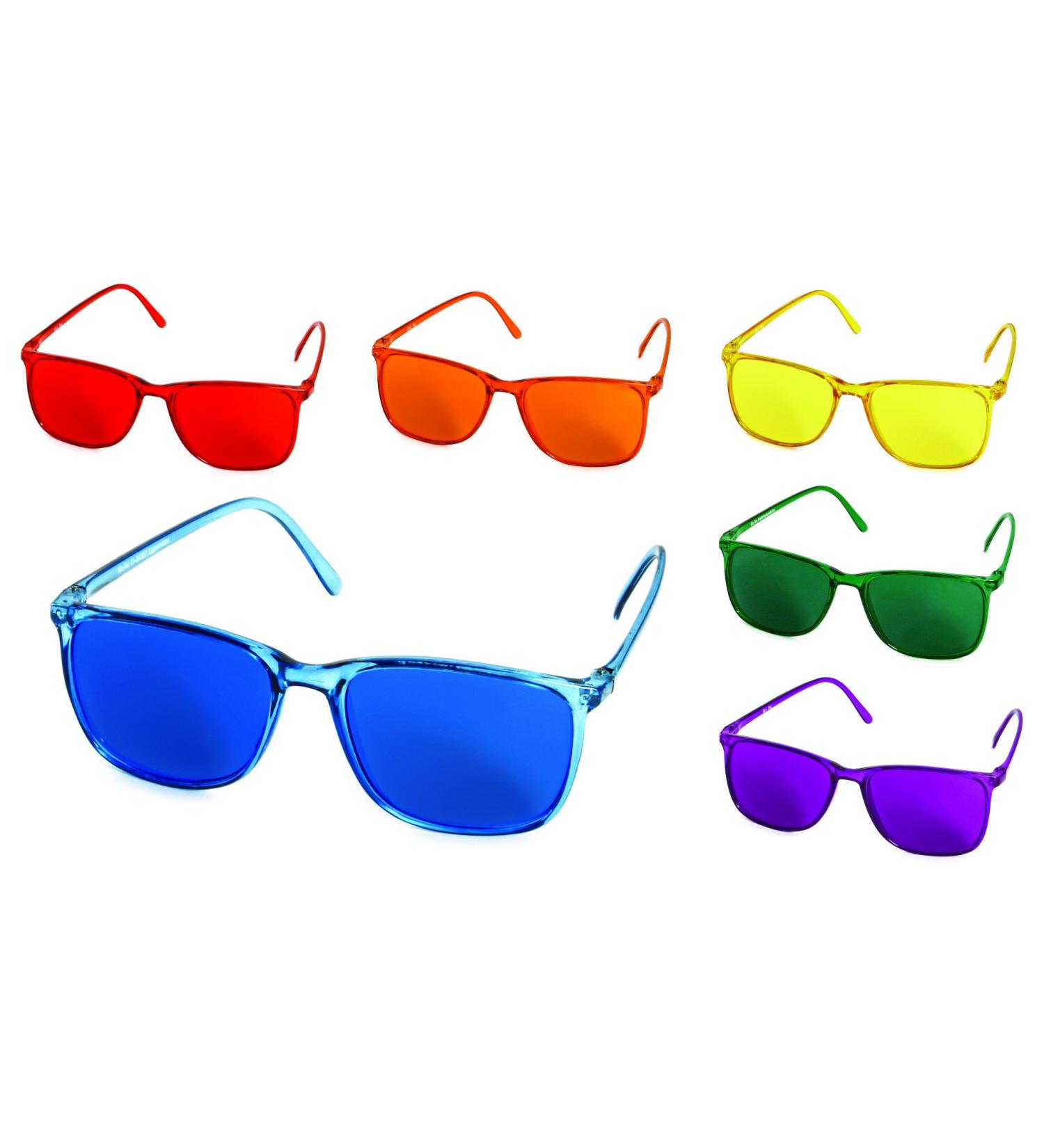 Shop Elegant Colour Therapy Glasses Set - Standard 6-Piece Collection | International Shipping Available - Buy Online on GoSupps.com