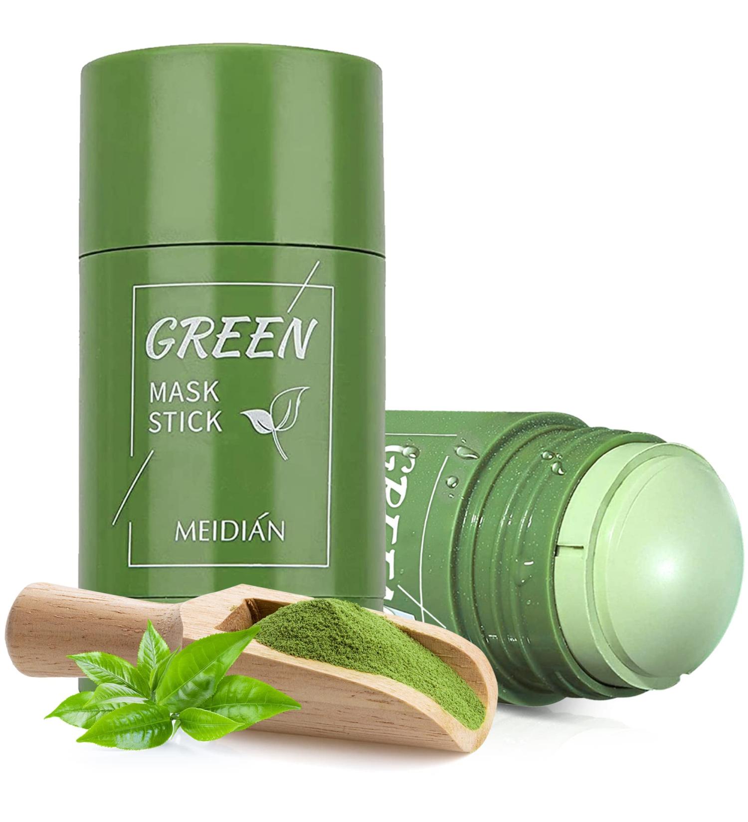 Green Tea Blackhead Remover Mask Stick for Deep Pore Cleansing and Oil Control - Skin Brightening and Moisturizing - Men and Women - Buy Online on GoSupps.com