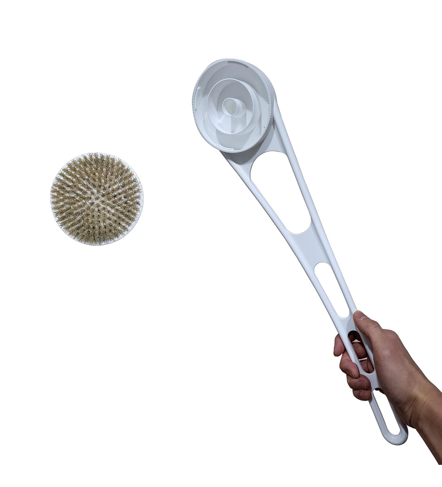 Selyback 17.8 Body Brush with Attachable Brush Cap - Boar Bristle - Water Removal Design - Buy Online on GoSupps.com