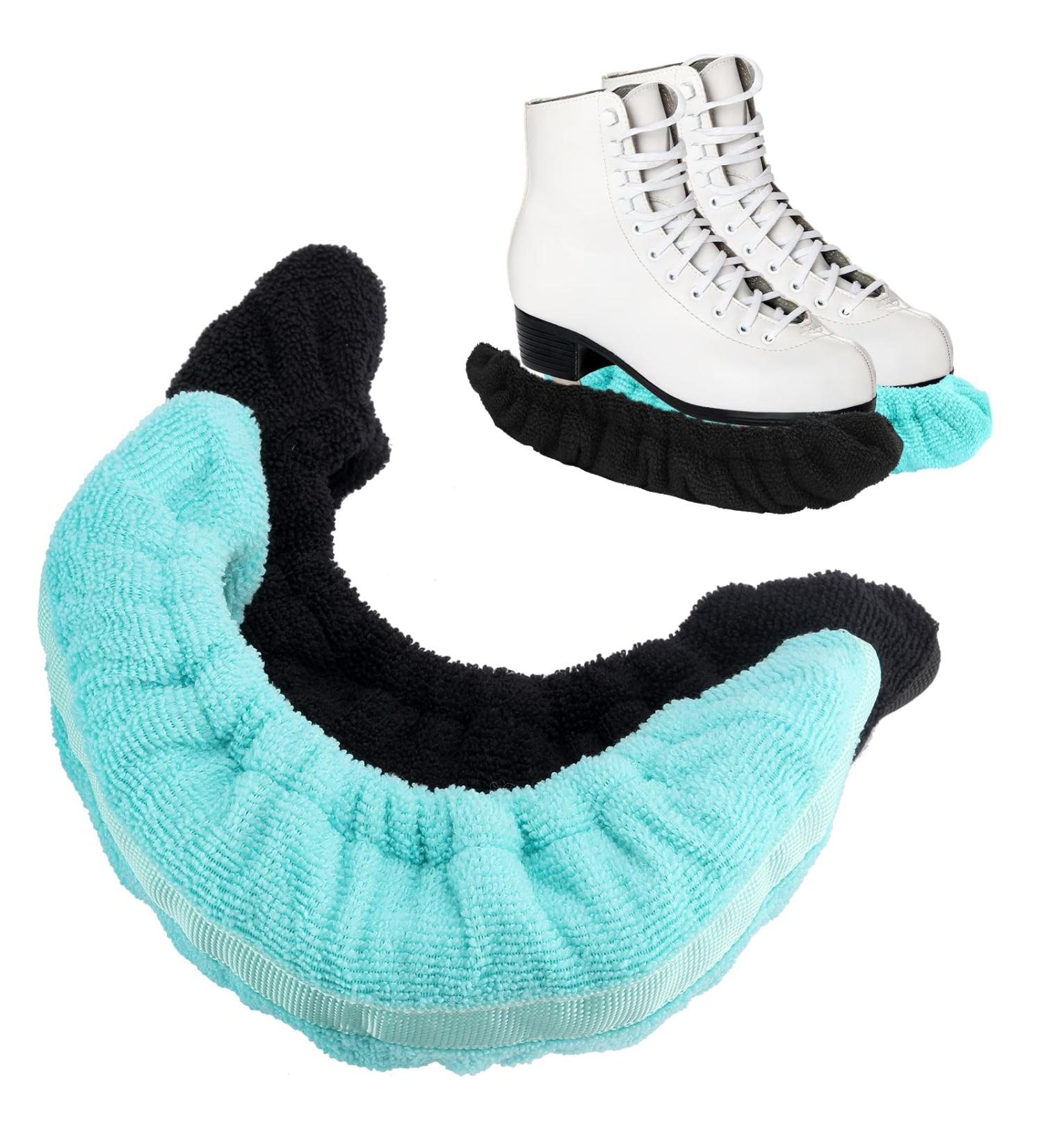Buy IMPPTE Ice Skates & Accessories - 2 Pairs of Black & Blue Runners Size L for Figure Skating & Hockey Skills - Buy Online on GoSupps.com