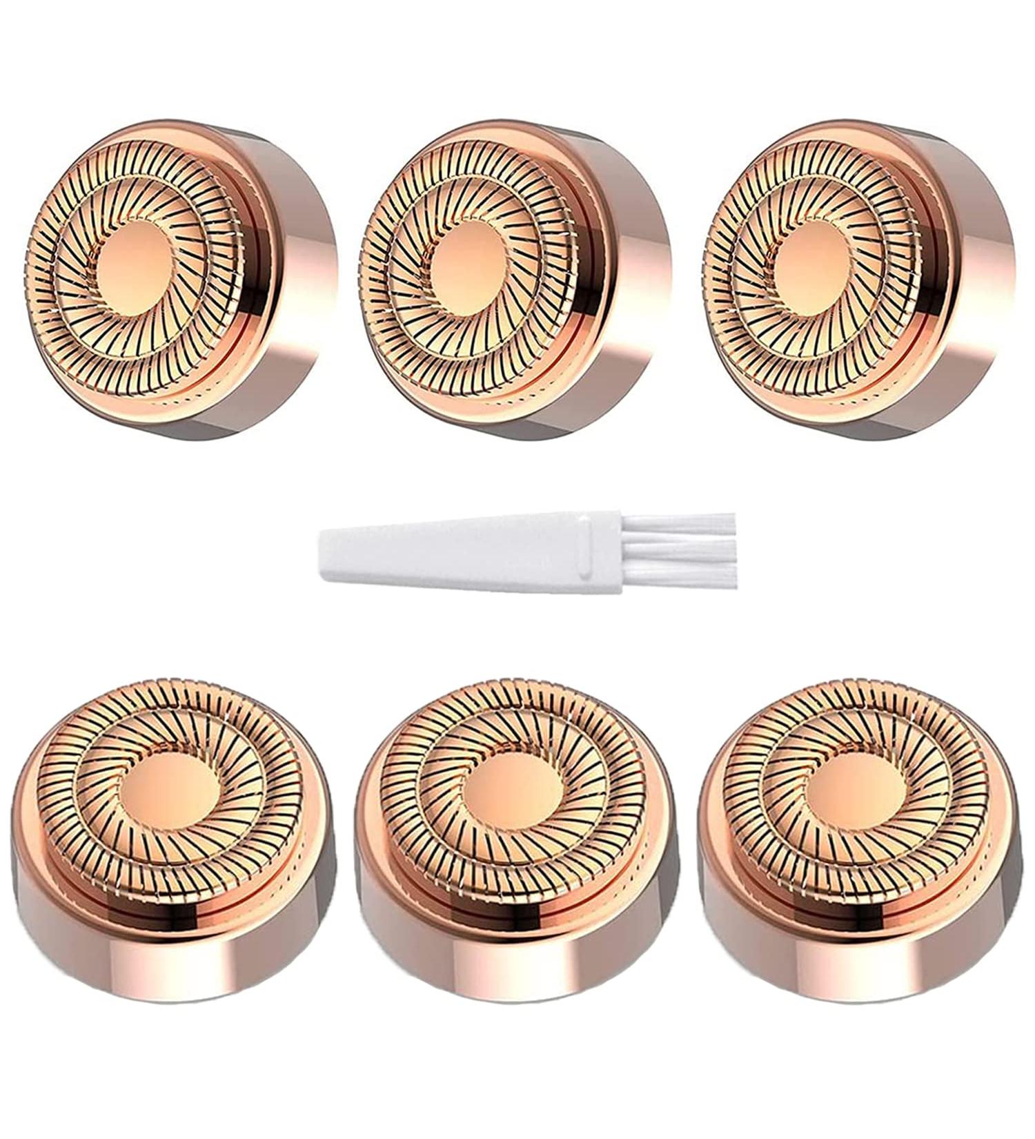 Replacement Heads for Flawless Facial Hair Removal - 6 Count, Compatible with Finishing Touch Flawless - Double Halo Gen 2 - Buy Online on GoSupps.com