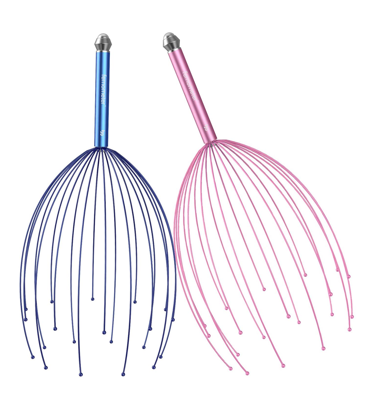2-in-1 Head Massager & Acupuncture Device - 20-Finger Hand Massage for Deep Relaxation & Better Sleep | International Shipping Available - Buy Online on GoSupps.com