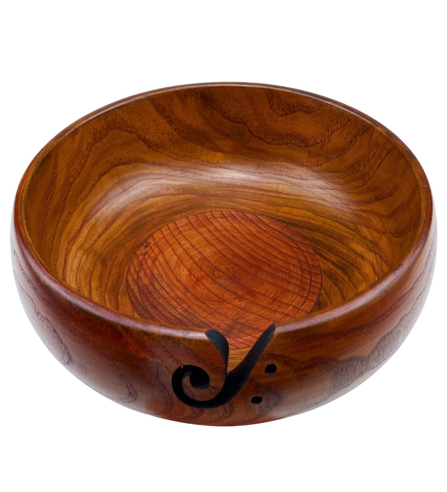 Handmade Rosewood Yarn Bowl Holder - X-Large Size for Knitting & Crochet - Perfect Gift for Mother's Day & Christmas - Buy Online on GoSupps.com