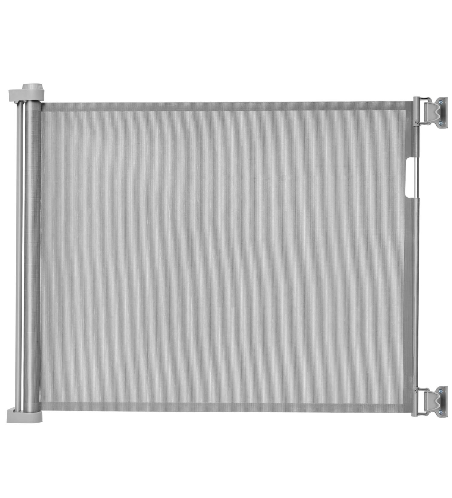 JSK Retractable Baby Gate  Extra Wide Safety Kids or Pets Gate  33"* 55" Wide  Mesh Safety Dog Gate for Stairs  Indoor  Outdoor  Doorways  Hallways(Gray) - Buy Online on GoSupps.com